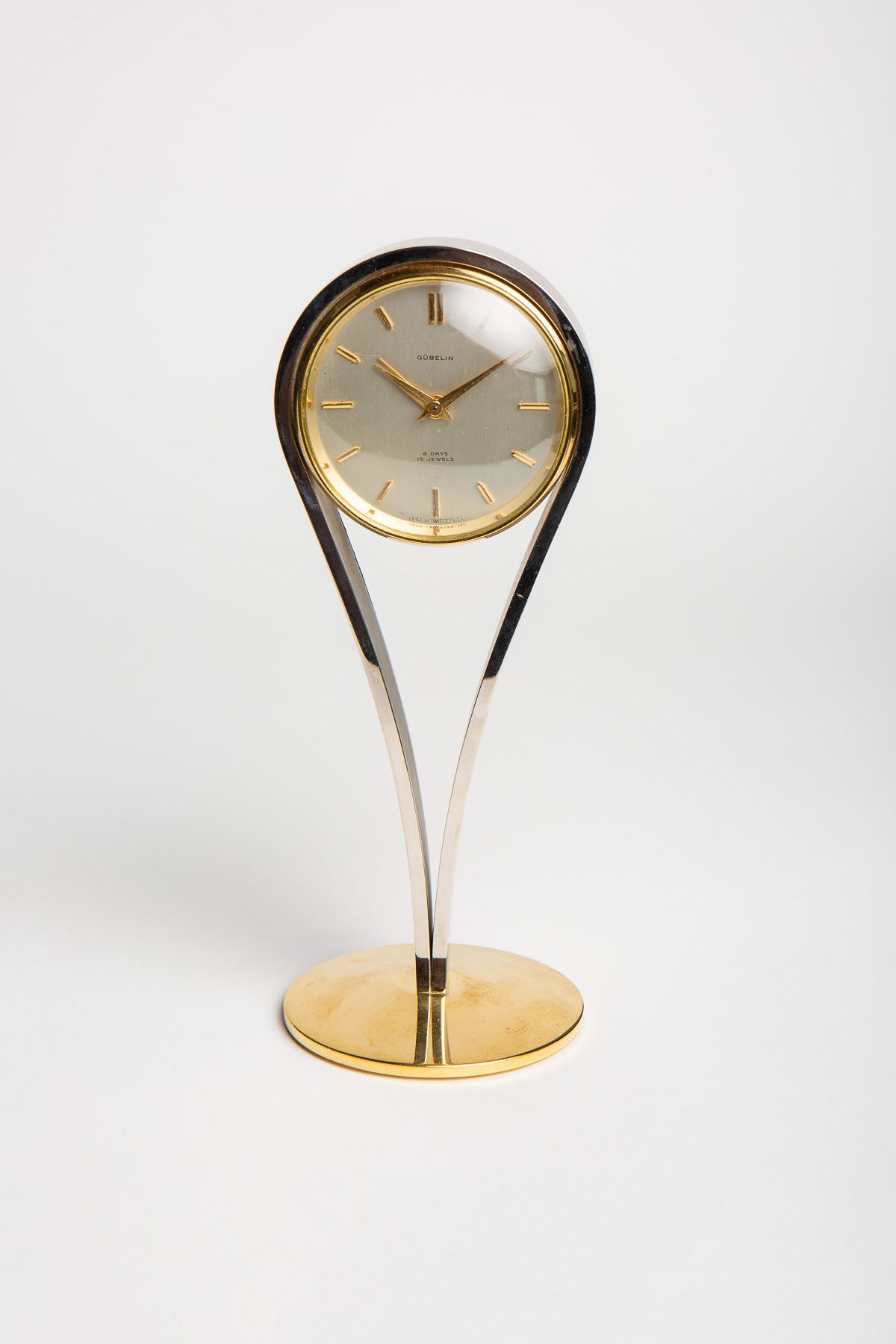 GÜBELIN | 1950'S TEARDROP DESK CLOCK - MAXFIELD LA