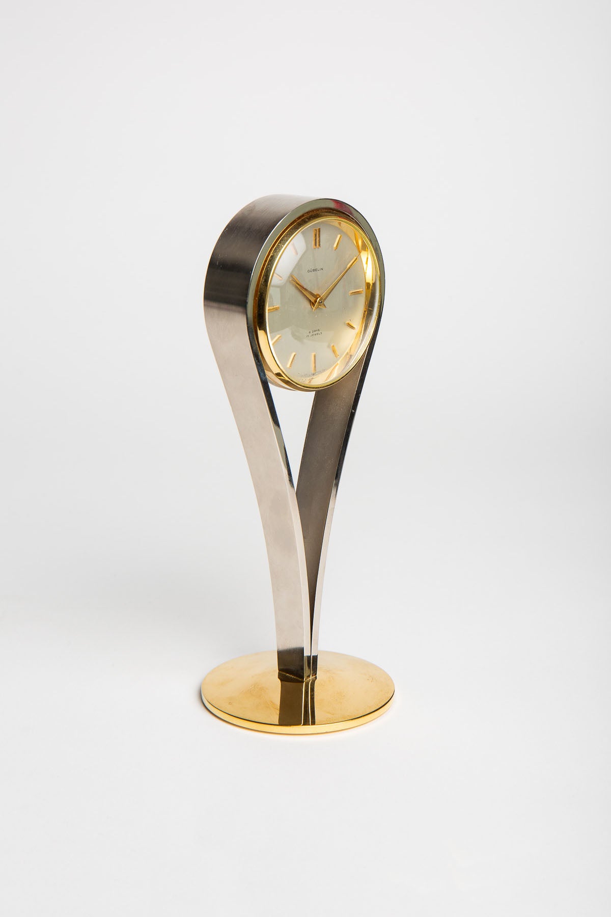 GÜBELIN | 1950'S TEARDROP DESK CLOCK - MAXFIELD LA