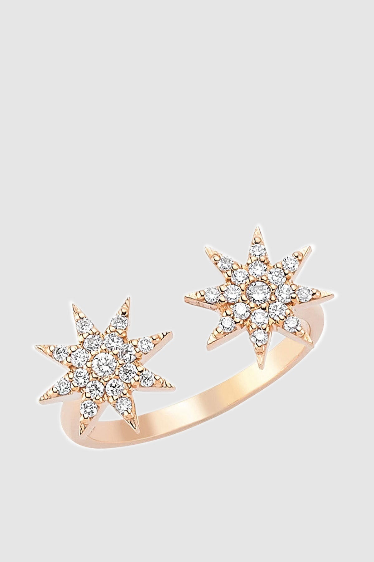 BEE GODDESS | DIAMOND VENUS STAR RING