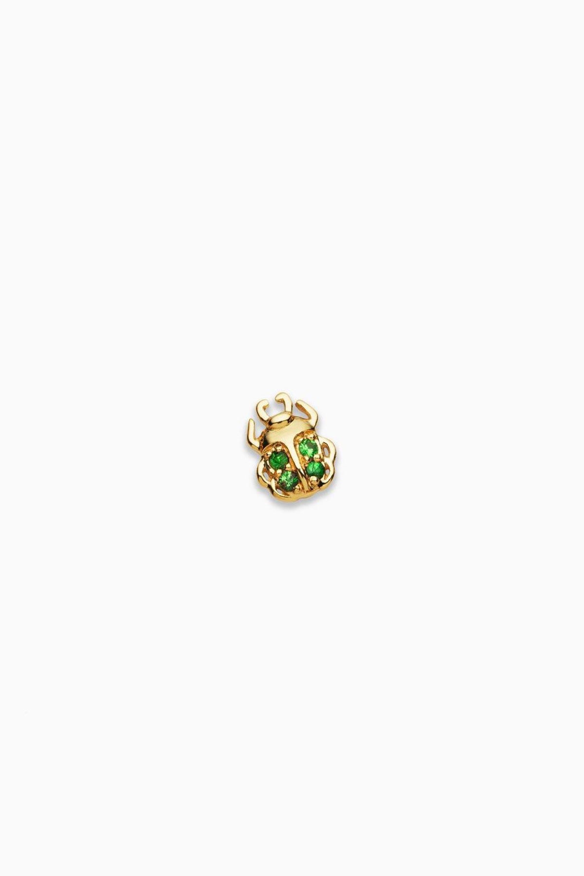 LOQUET LONDON | EMERALD SCARAB CHARM