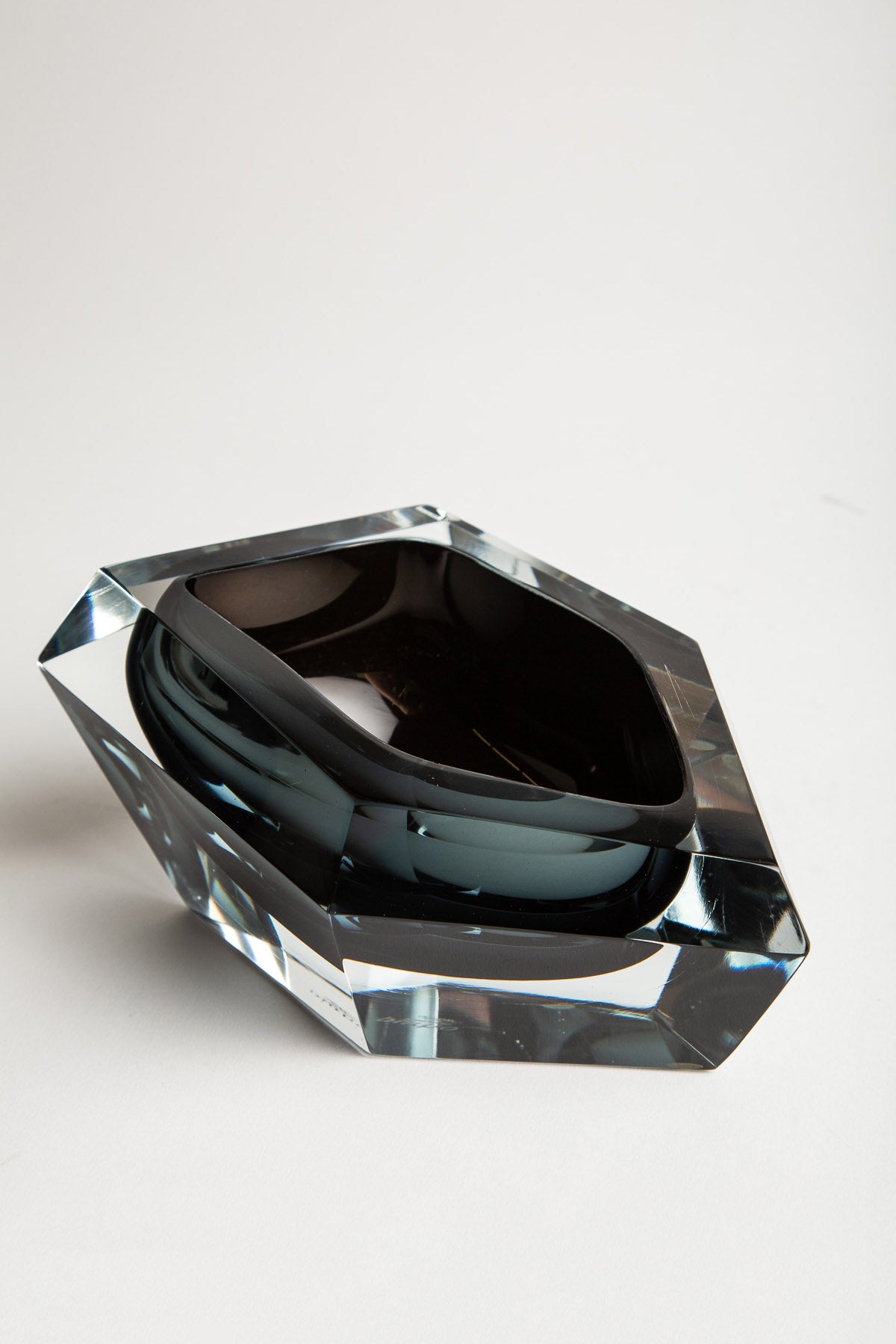 MAXFIELD PRIVATE COLLECTION | PURHO BLACK MURANO GLASS BOWL - MAXFIELD LA