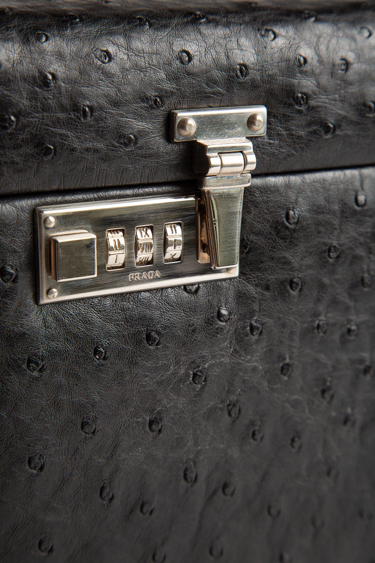 PRADA | STUZZO OSTRICH BEAUTY CASE - MAXFIELD LA