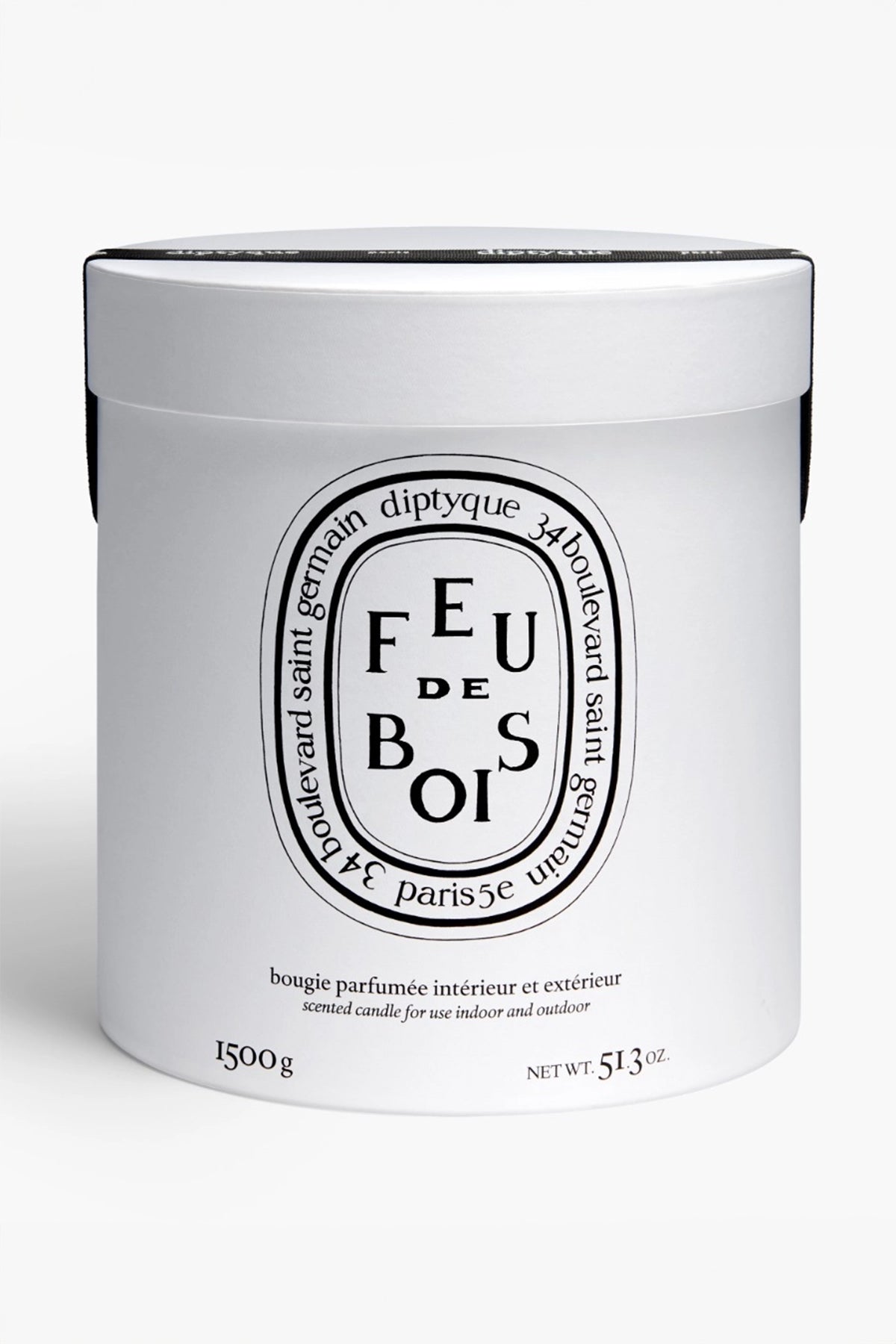 DIPTYQUE | EXTRA LARGE FEU DE BOIS (WOOD FIRE) INDOOR / OUTDOOR CANDLE 1.5KG