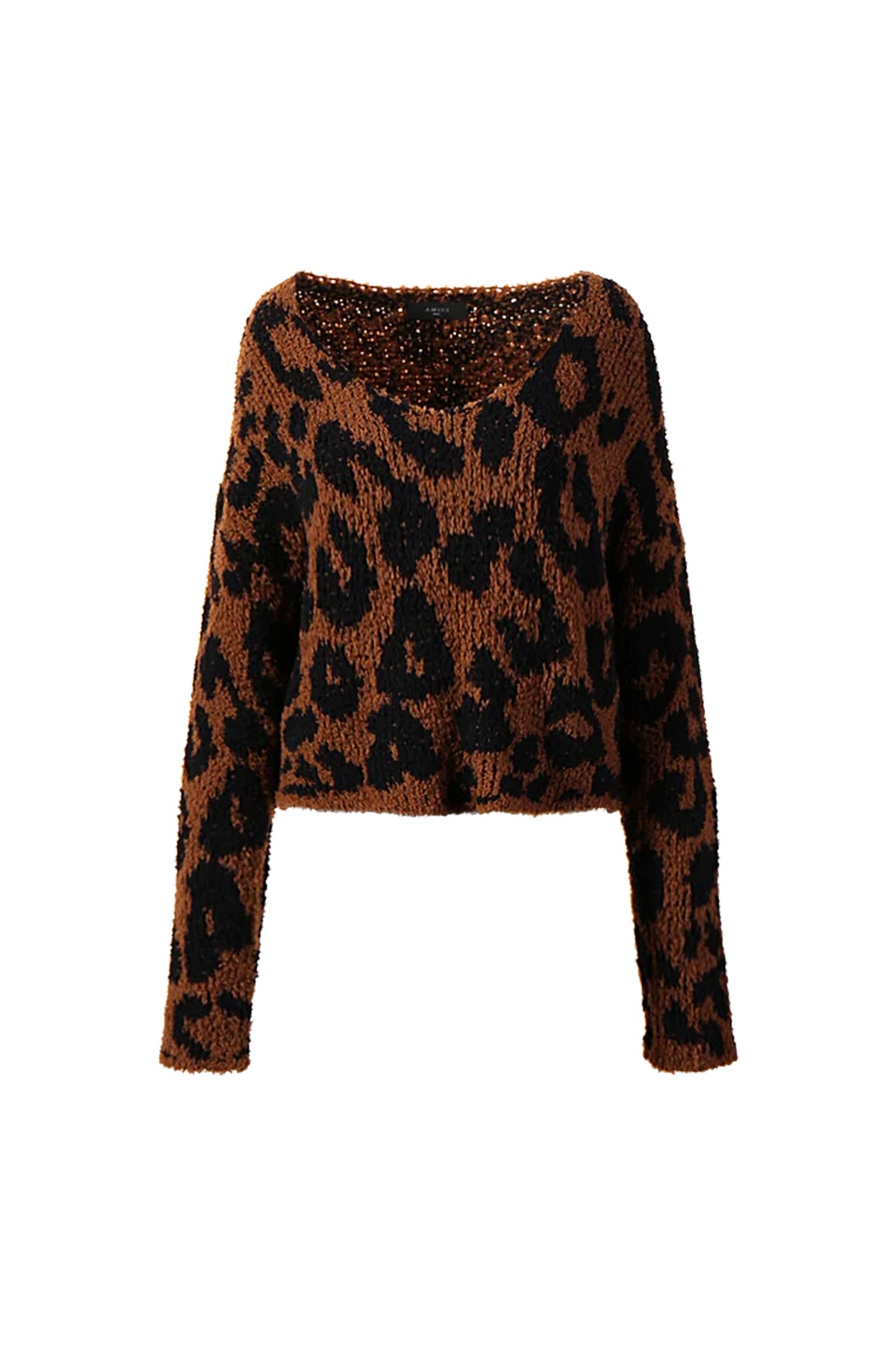 AMIRI | LEOPARD CROP SWEATER