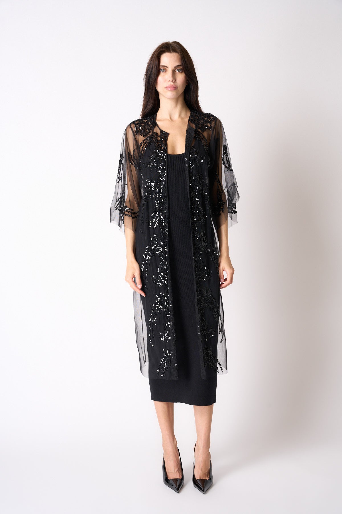 LIBERTINE | SEQUIN TULLE ROBE