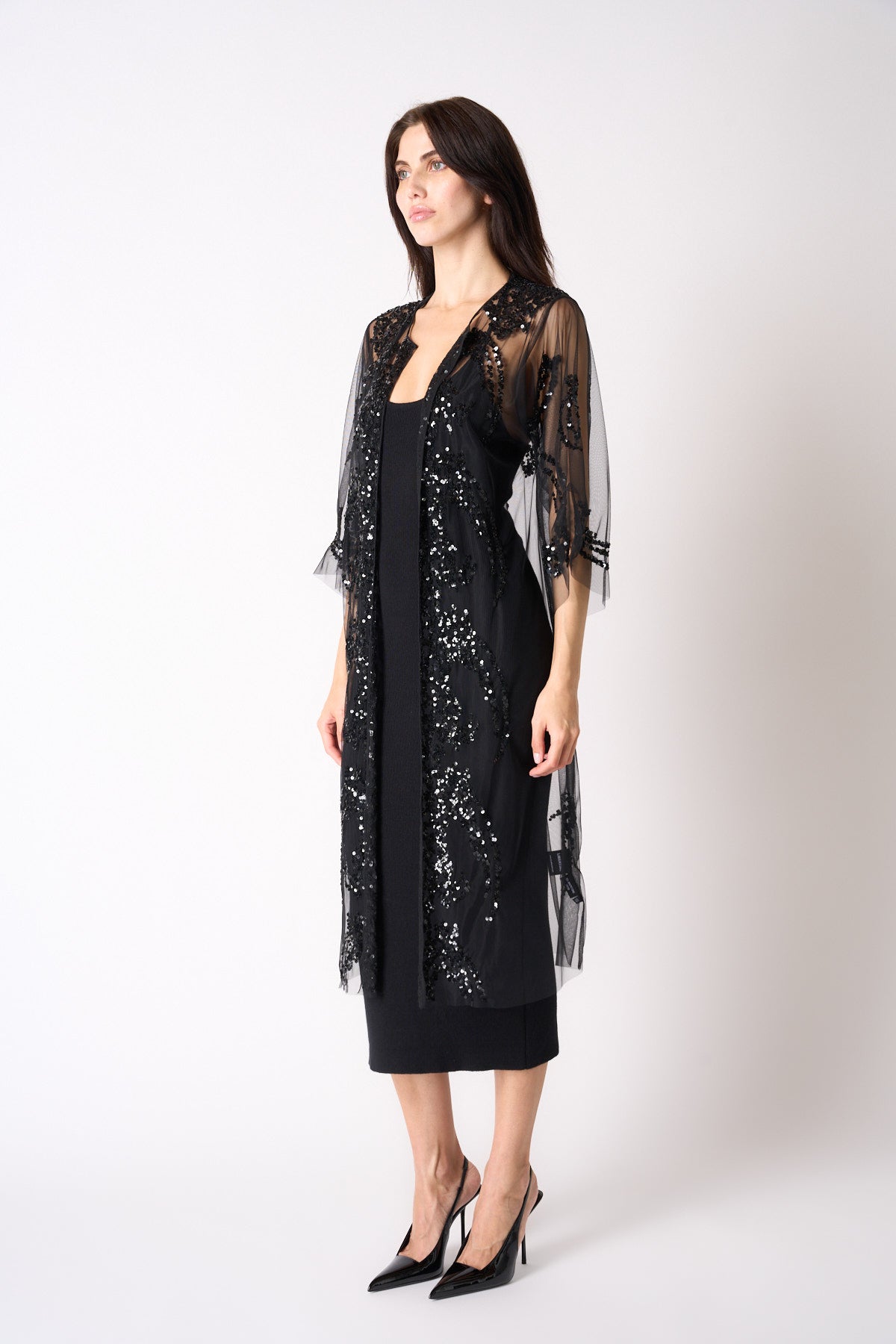 LIBERTINE | SEQUIN TULLE ROBE