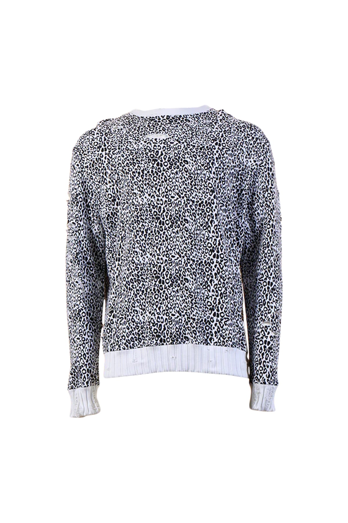 AMIRI | LEOPARD CREW SWEATSHIRT