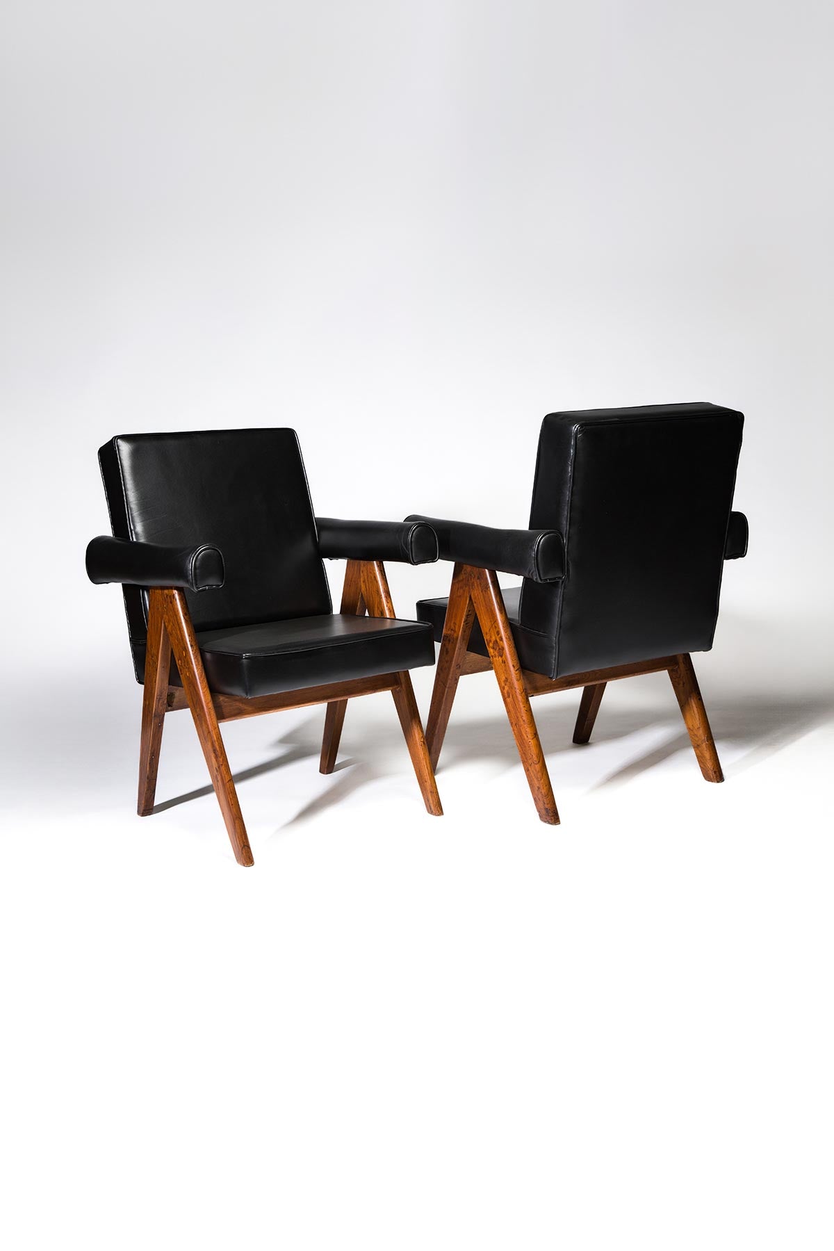 MAXFIELD PRIVATE COLLECTION | PIERRE JEANNERET COMMITTEE CHAIR (SET OF 2) - MAXFIELD LA