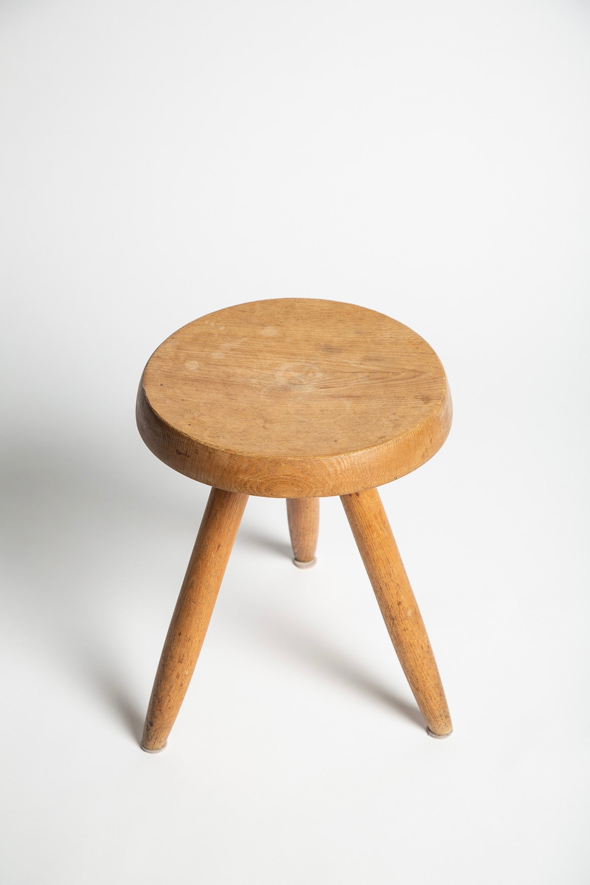 PERRIAND | 1950'S PERRIAND WOODEN STOOL - MAXFIELD LA