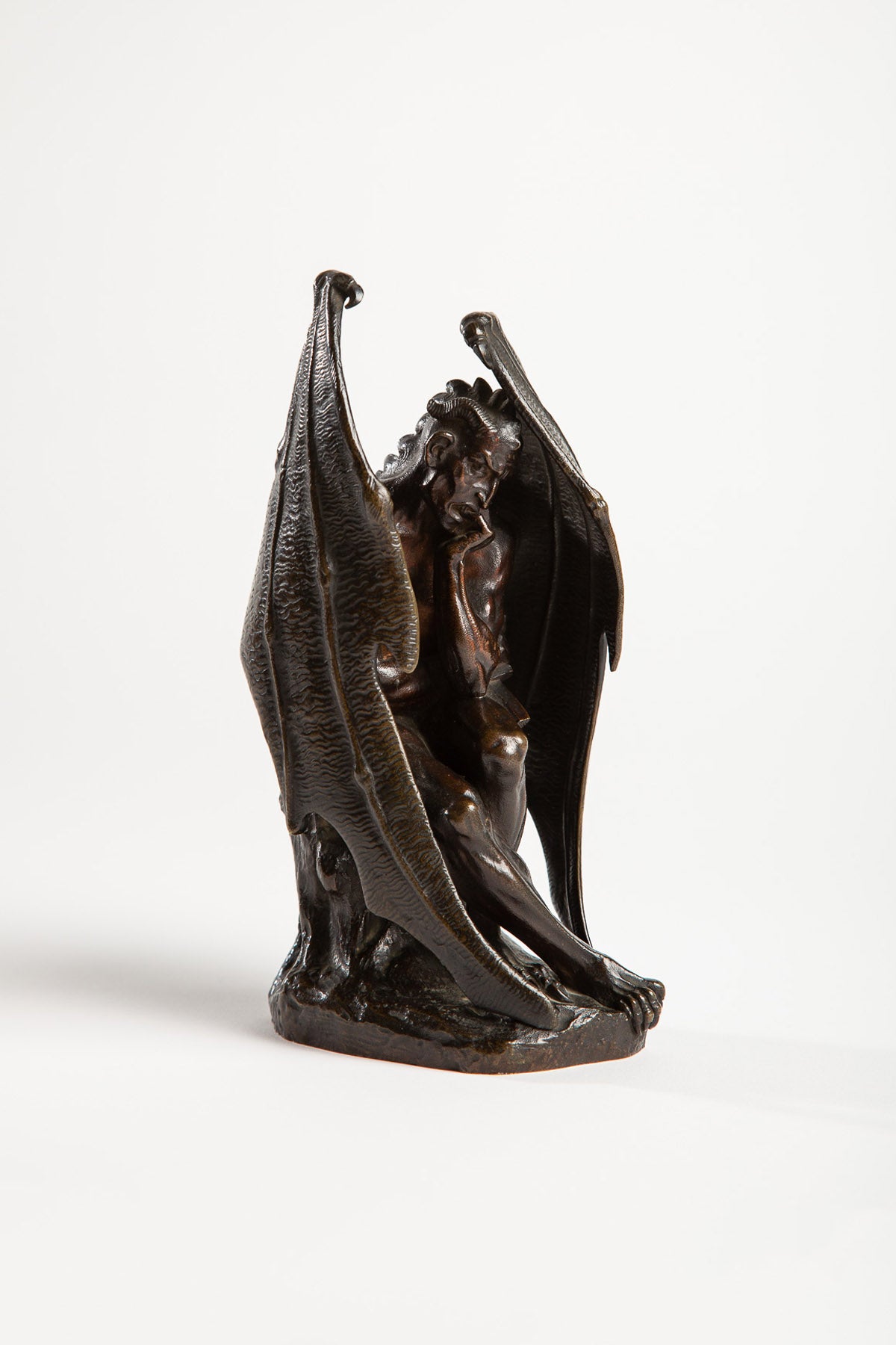 MAXFIELD PRIVATE COLLECTION | JEAN-JACQUES FEUCHÈRE 19TH CENTURY SATAN FIGURE - MAXFIELD LA