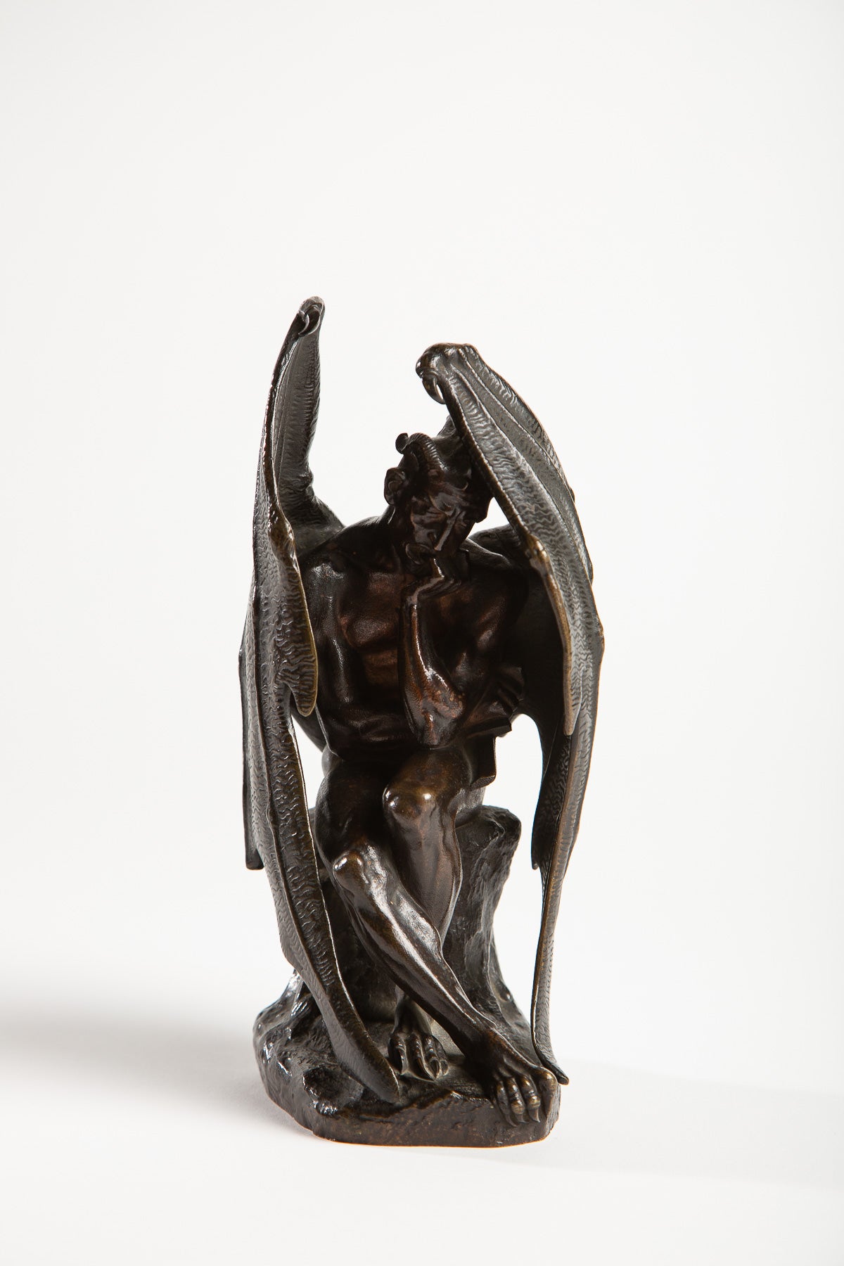 MAXFIELD PRIVATE COLLECTION | JEAN-JACQUES FEUCHÈRE 19TH CENTURY SATAN FIGURE