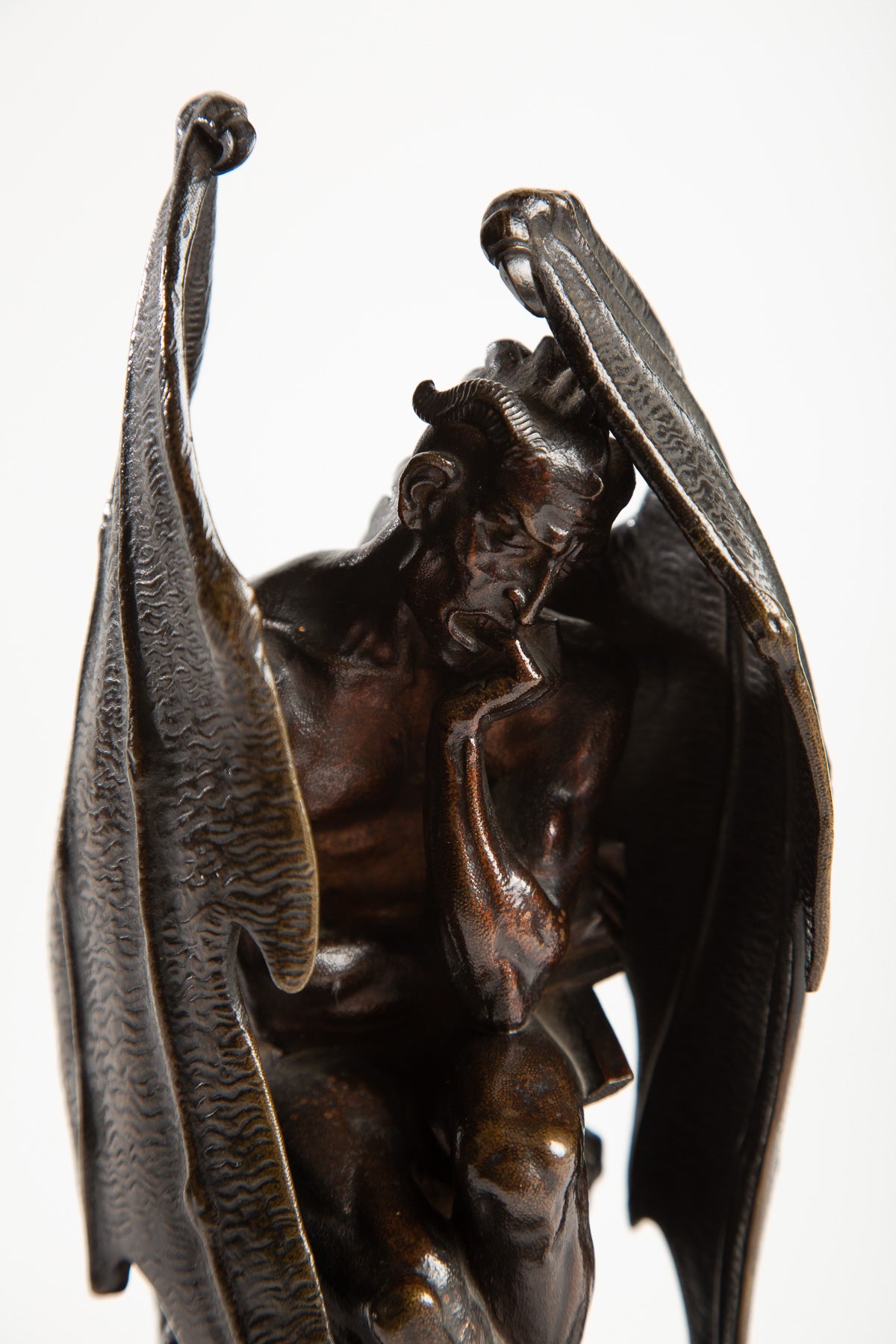 MAXFIELD PRIVATE COLLECTION | JEAN-JACQUES FEUCHÈRE 19TH CENTURY SATAN FIGURE - MAXFIELD LA