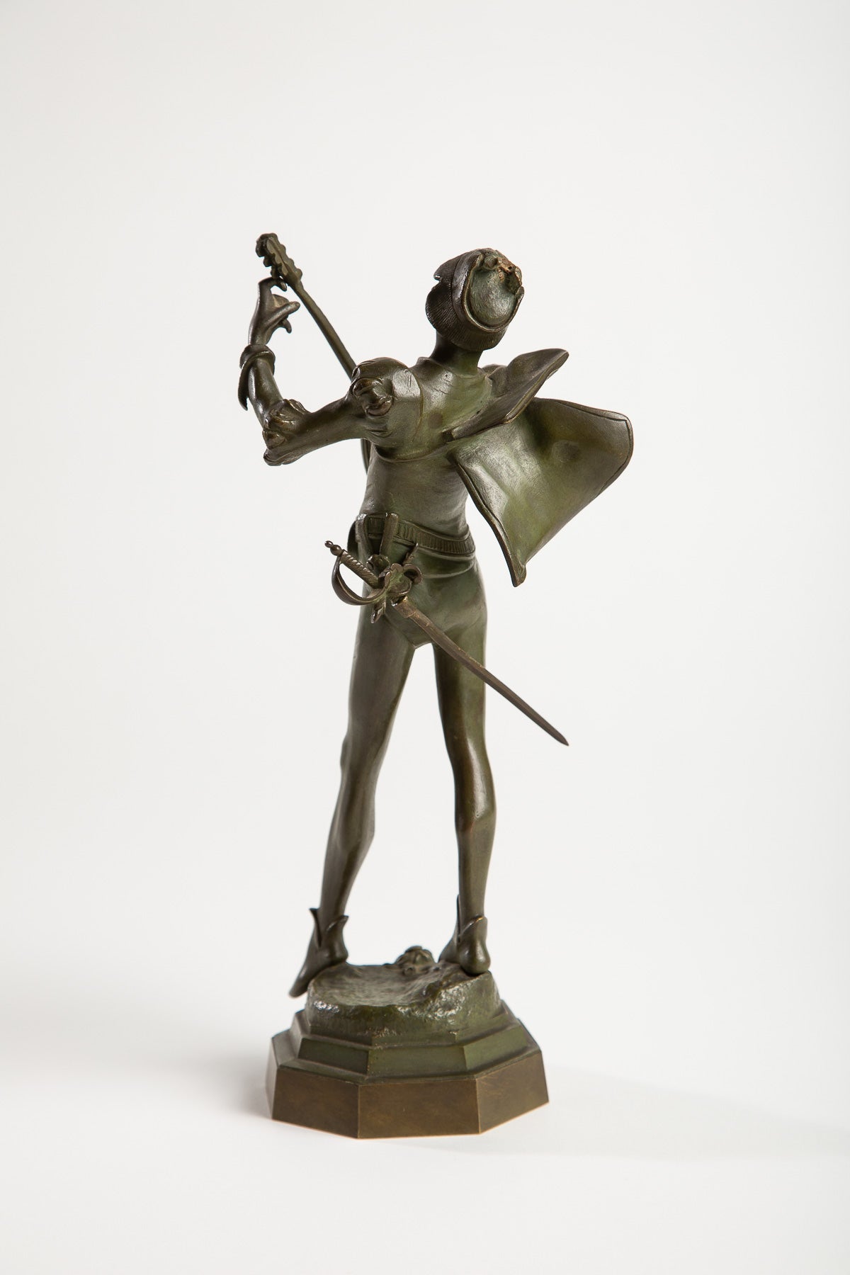 MAXFIELD PRIVATE COLLECTION | A. DE WEVER MEPHISTO WITH MANDOLIN SIGNED - MAXFIELD LA