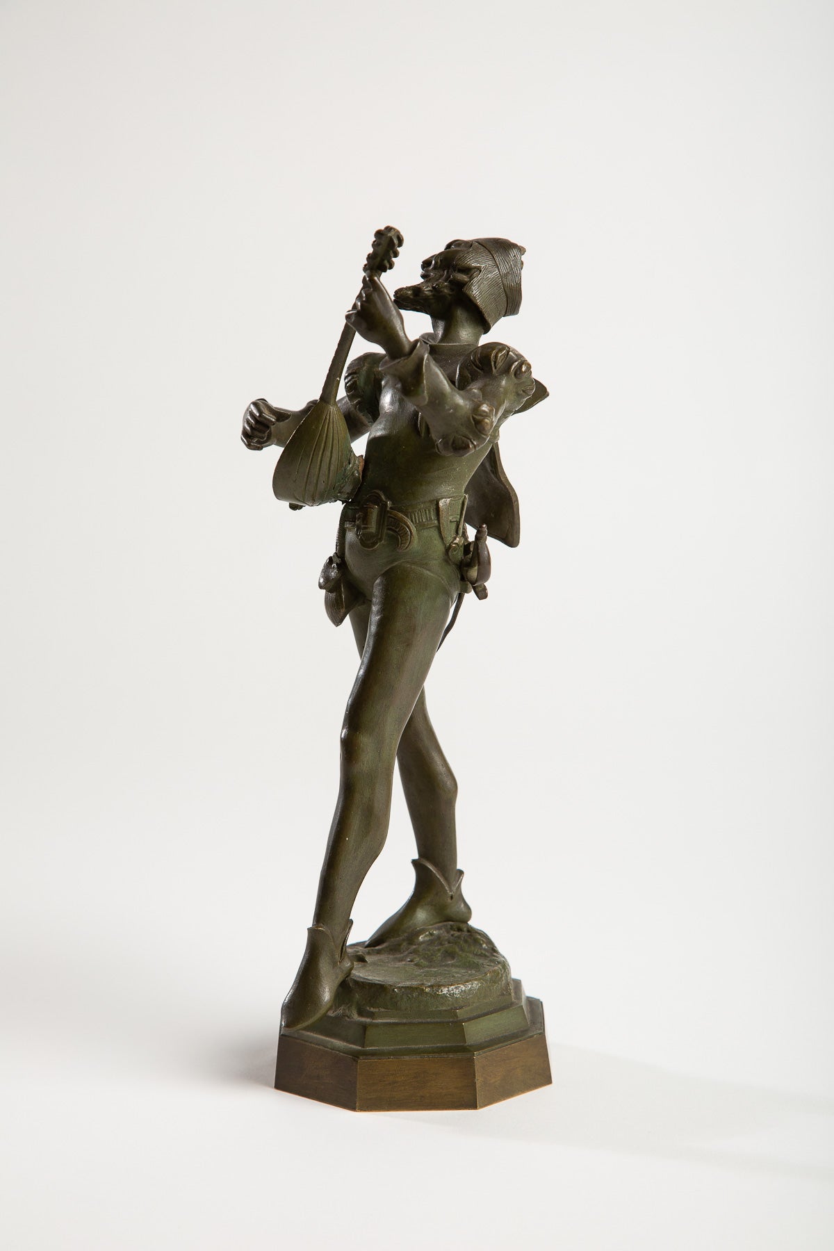 MAXFIELD PRIVATE COLLECTION | A. DE WEVER MEPHISTO WITH MANDOLIN SIGNED - MAXFIELD LA