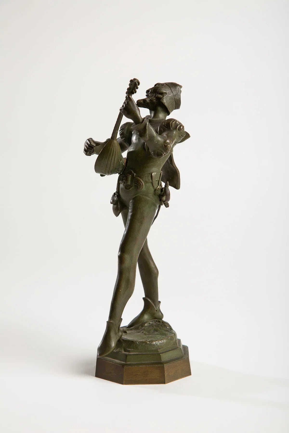 MAXFIELD PRIVATE COLLECTION | A. DE WEVER MEPHISTO WITH MANDOLIN SIGNED