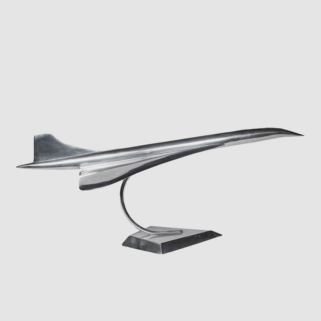 MAXFIELD PRIVATE COLLECTION | 1960'S ALUMINUM CONCORDE MODEL