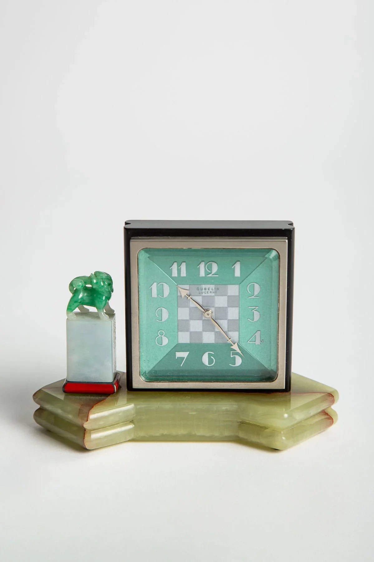 Gübelin | 1930s Marble Desk Clock