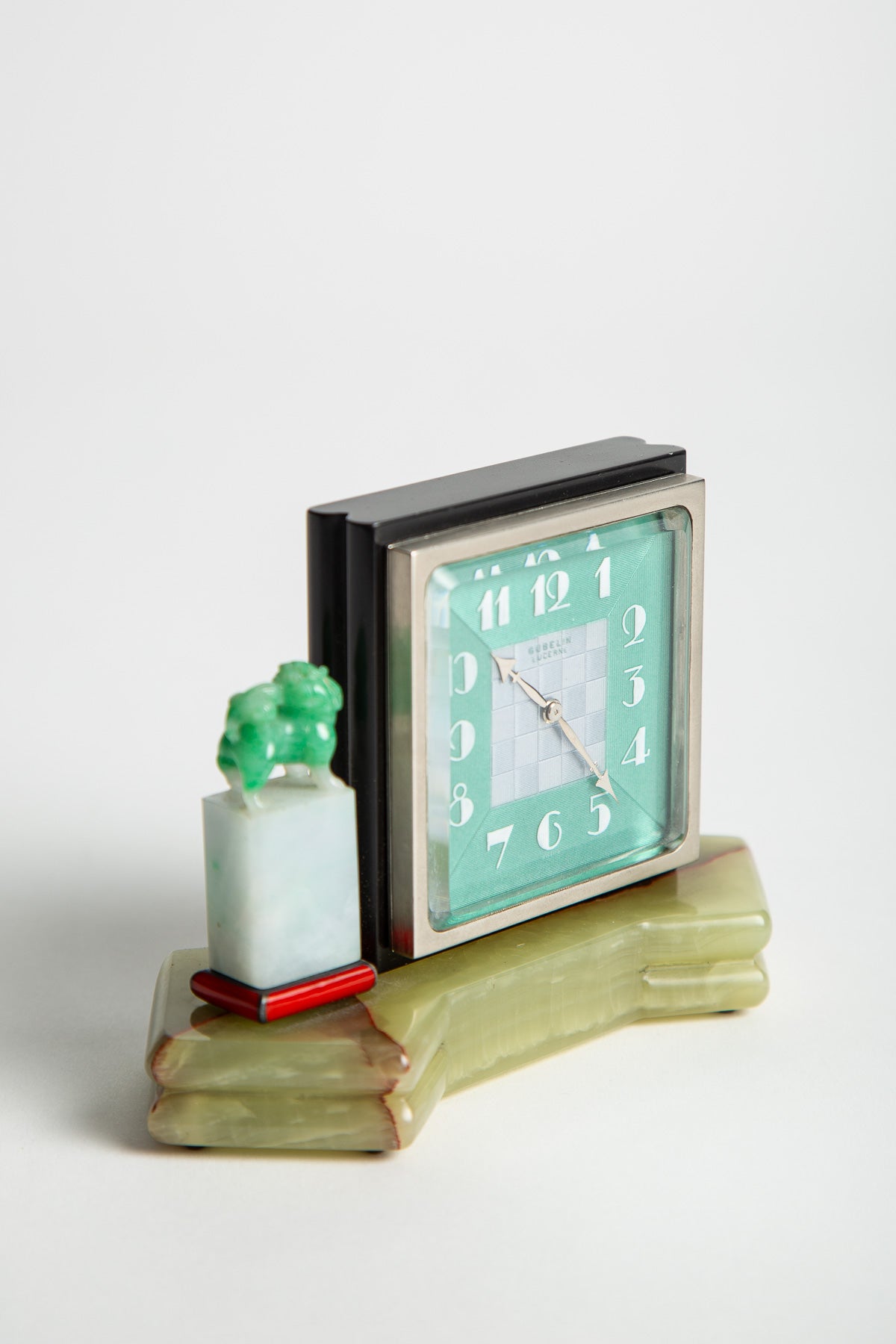 Gübelin | 1930s Marble Desk Clock