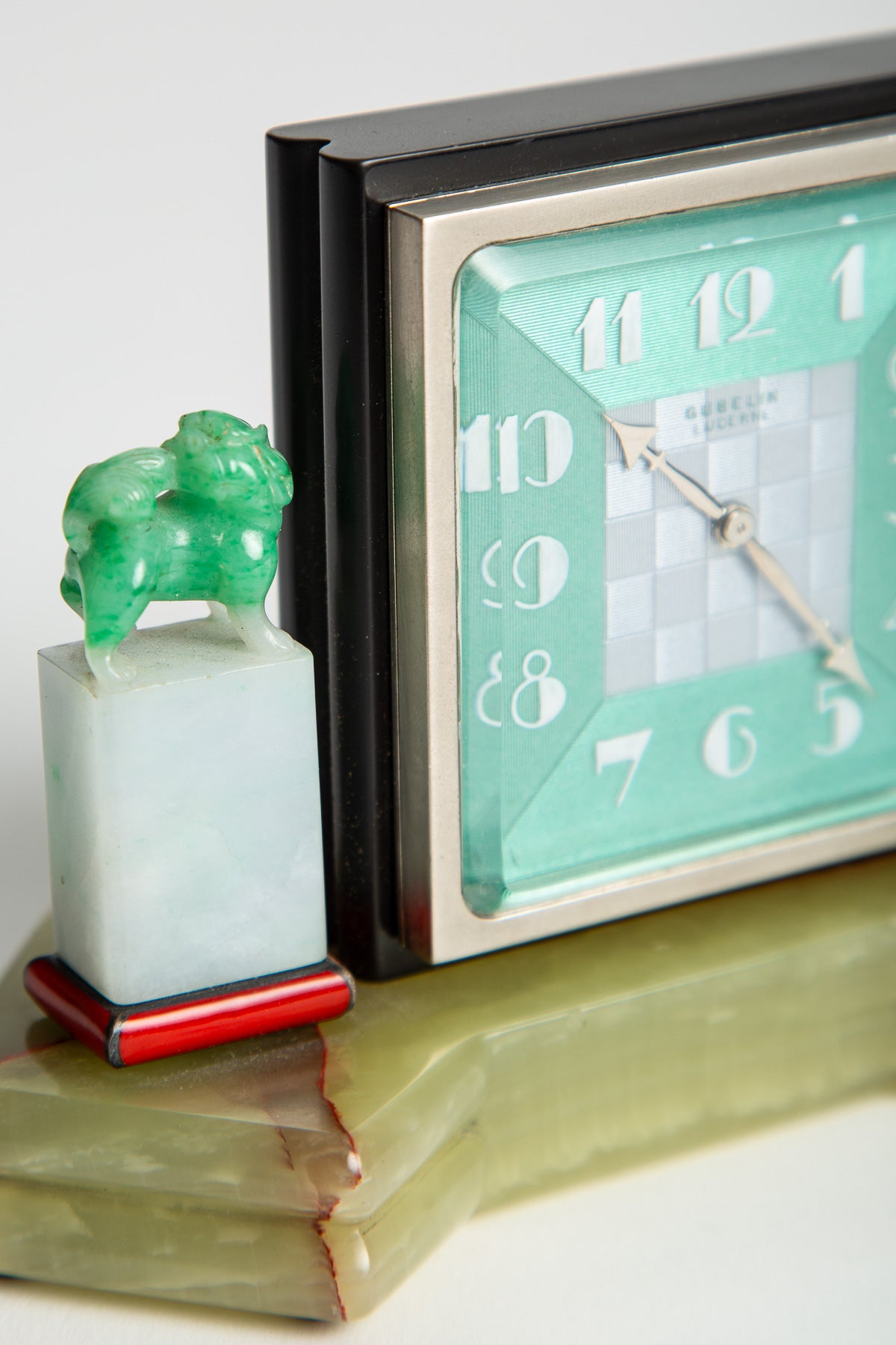 Gübelin | 1930s Marble Desk Clock