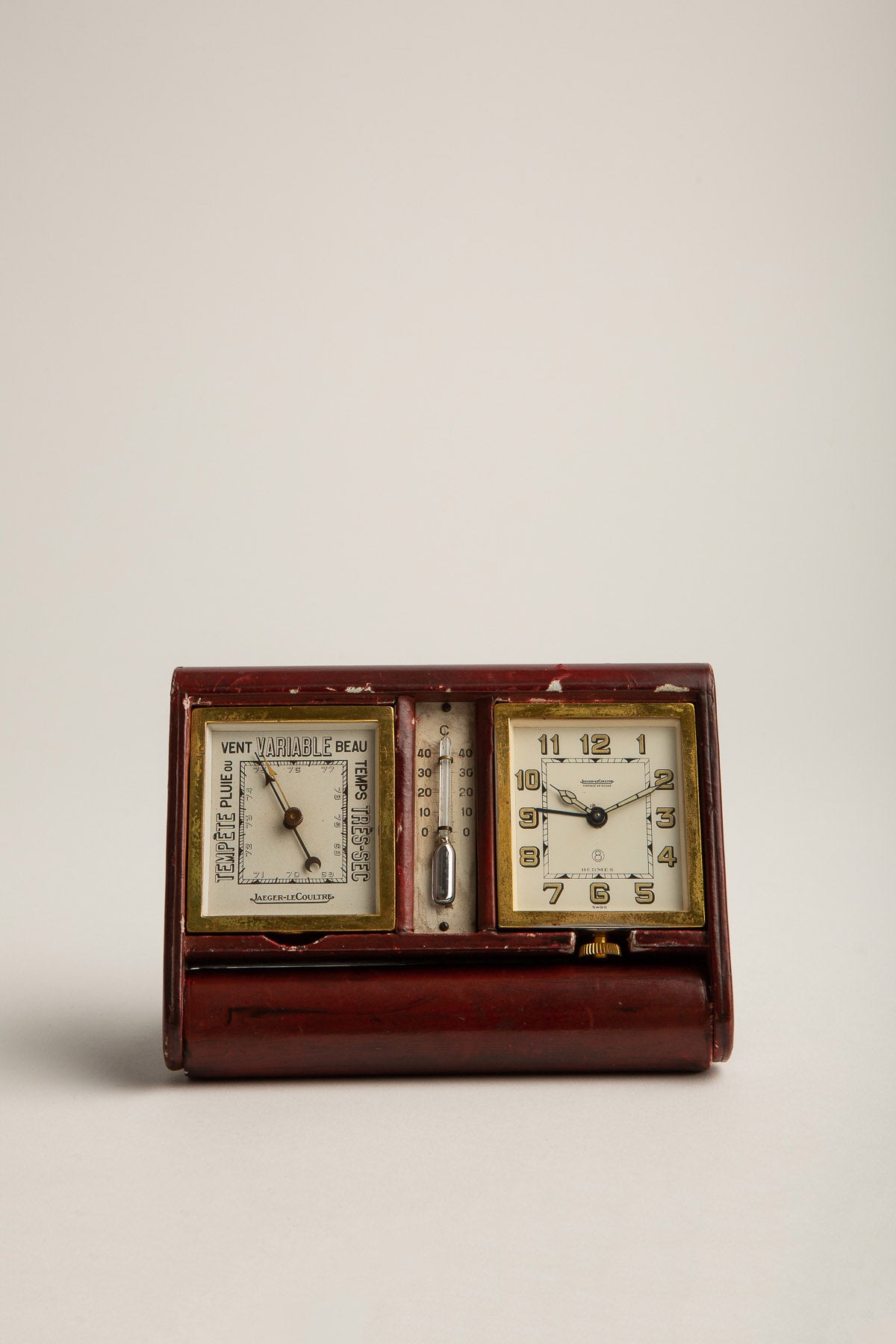 MAXFIELD PRIVATE COLLECTION | 1950'S JAEGER-LECOULTRE CLOCK/BAROMETER