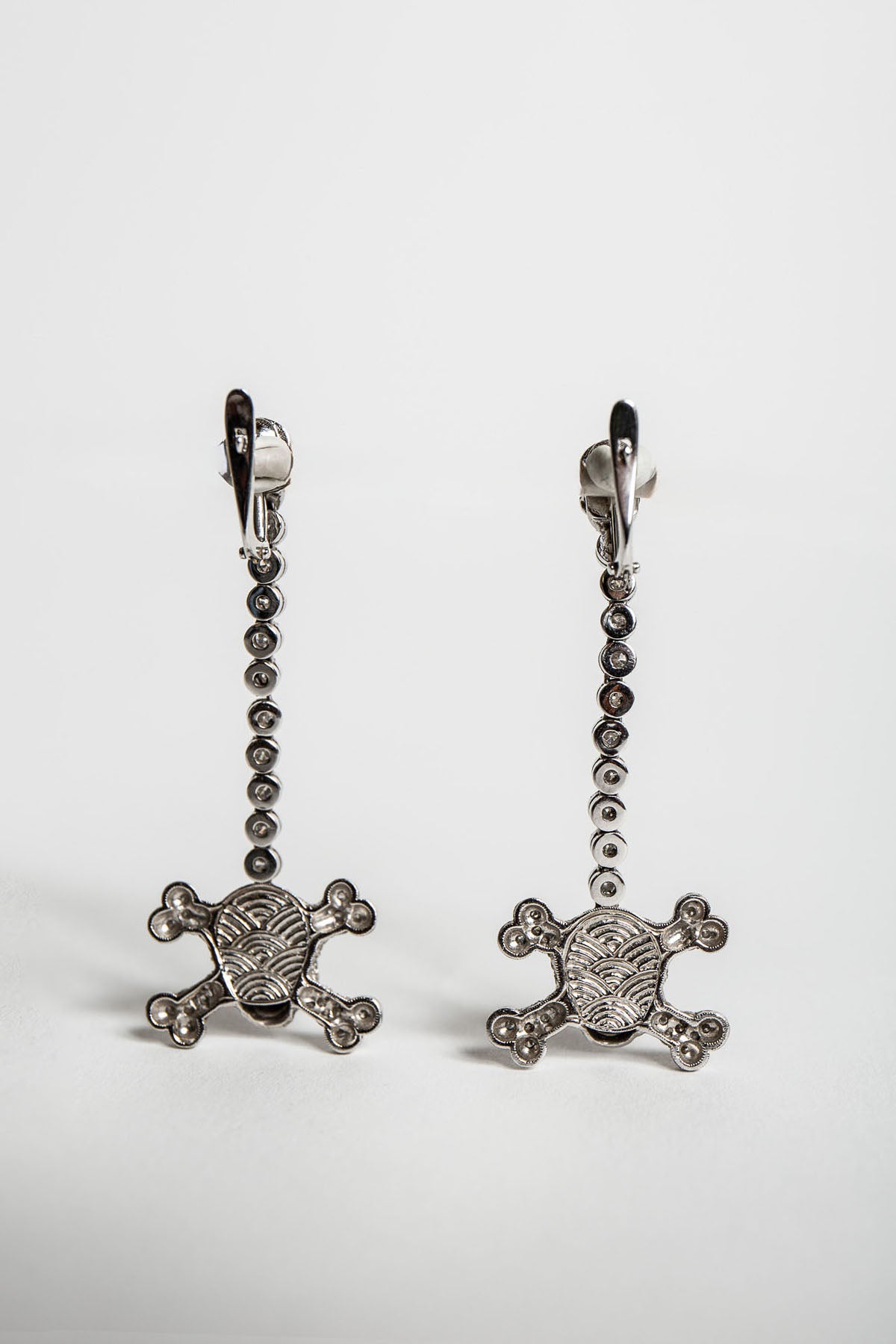 CODOGNATO | VINTAGE 3C 1950'S SKULL EARRINGS - MAXFIELD LA