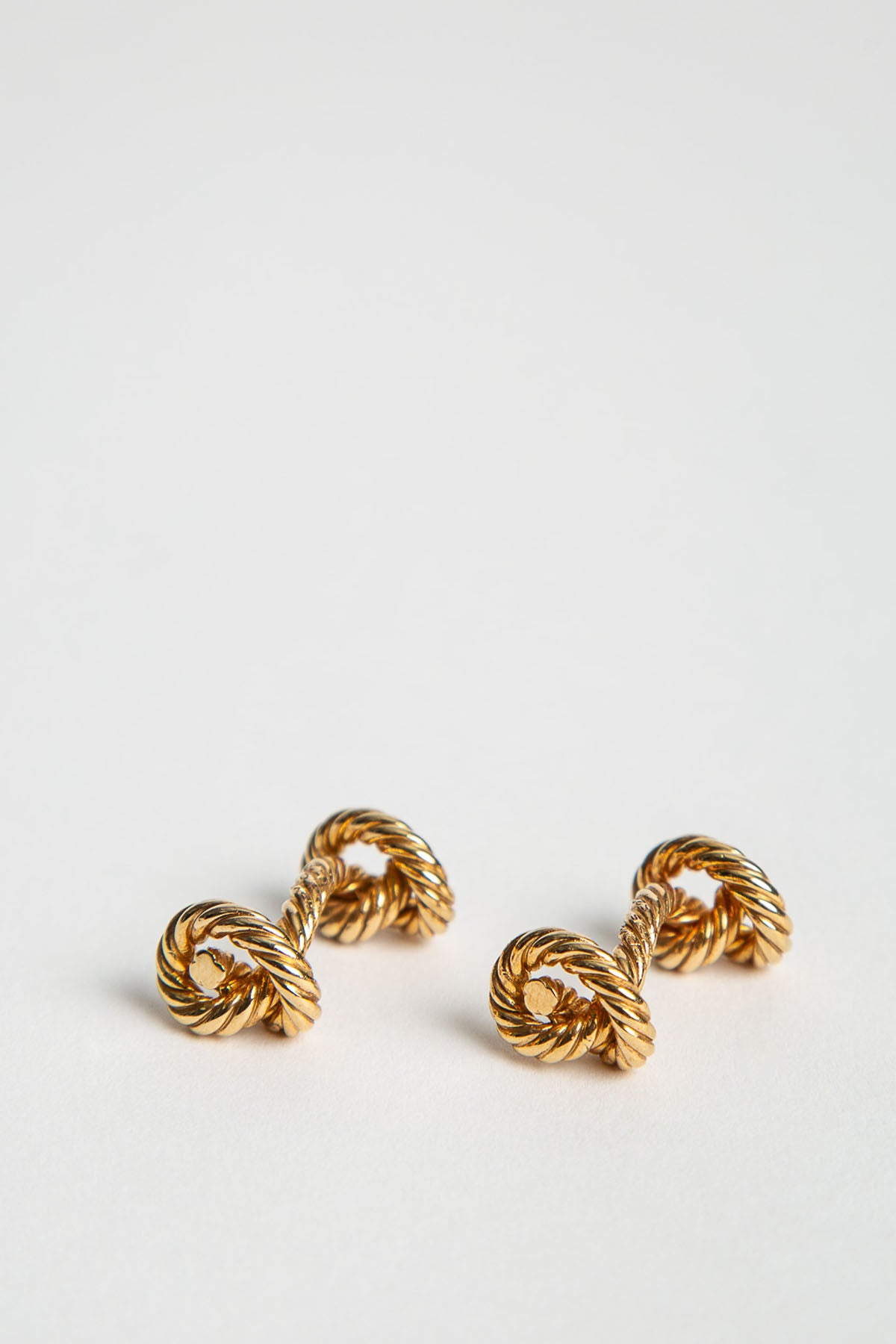 Hermès | Vintage 18k Rope Cufflinks