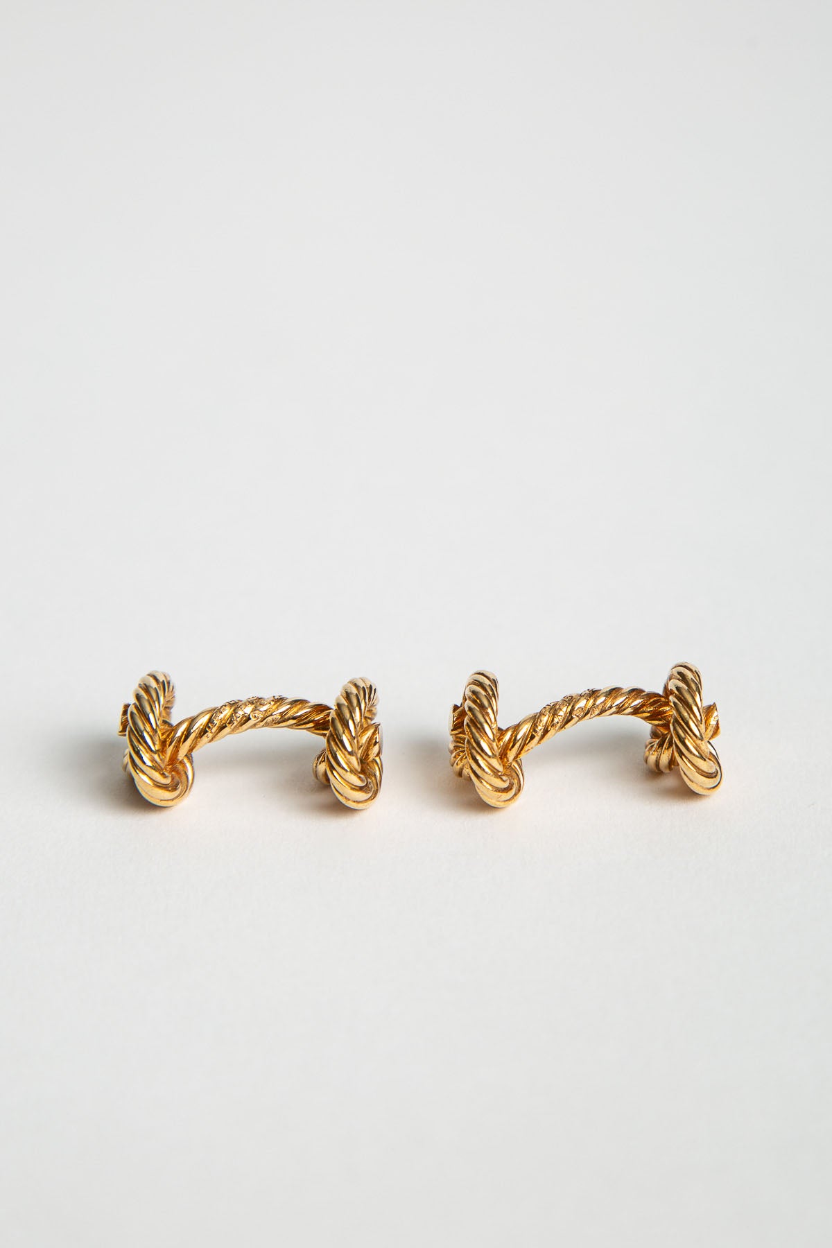 Hermès | Vintage 18k Rope Cufflinks