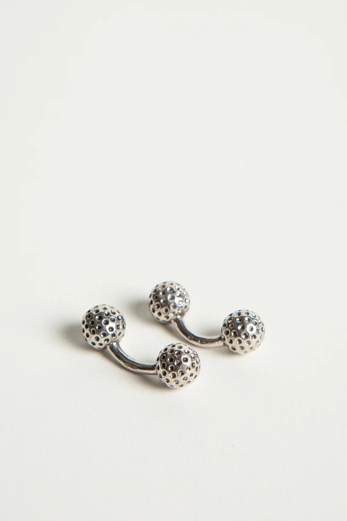 HERMÈS | VINTAGE GOLFBALL CUFFLINKS