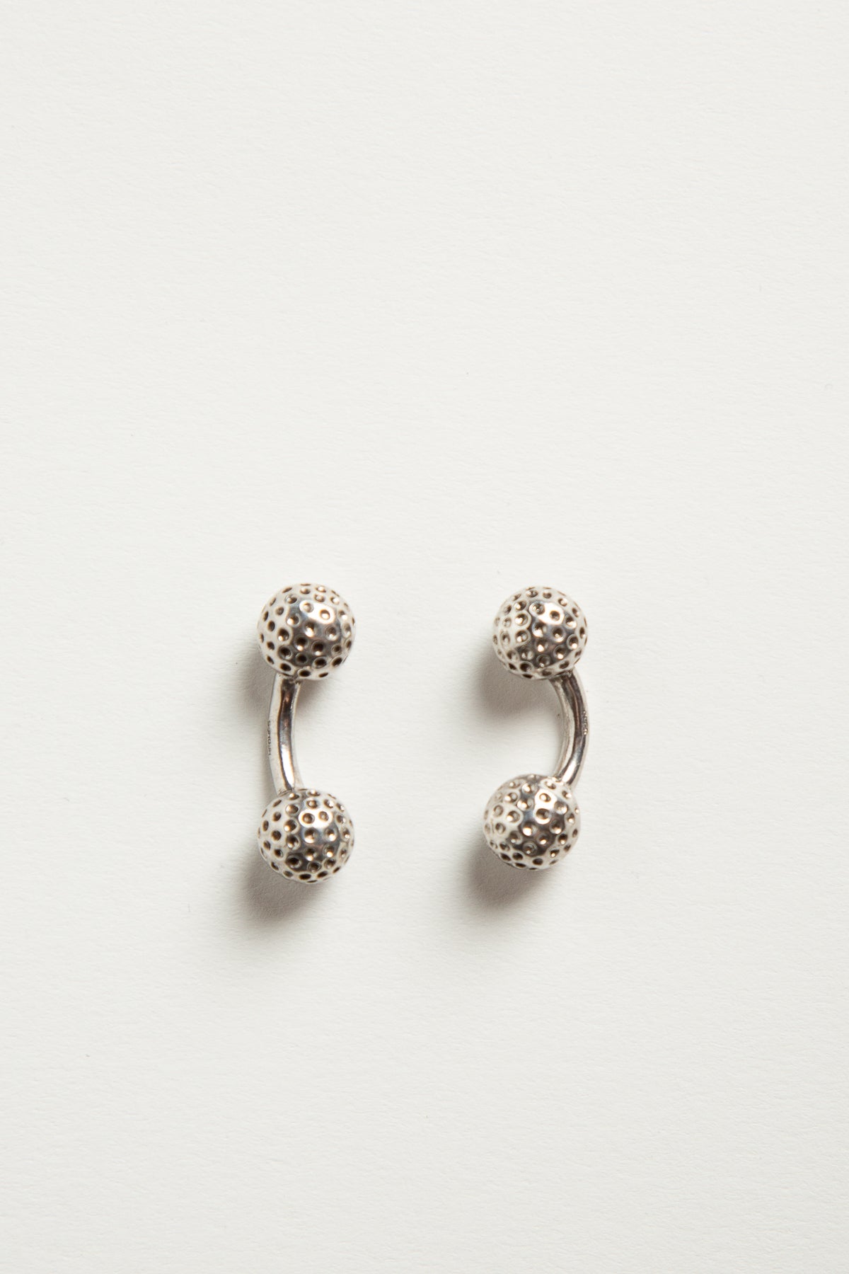 HERMÈS | VINTAGE GOLFBALL CUFFLINKS