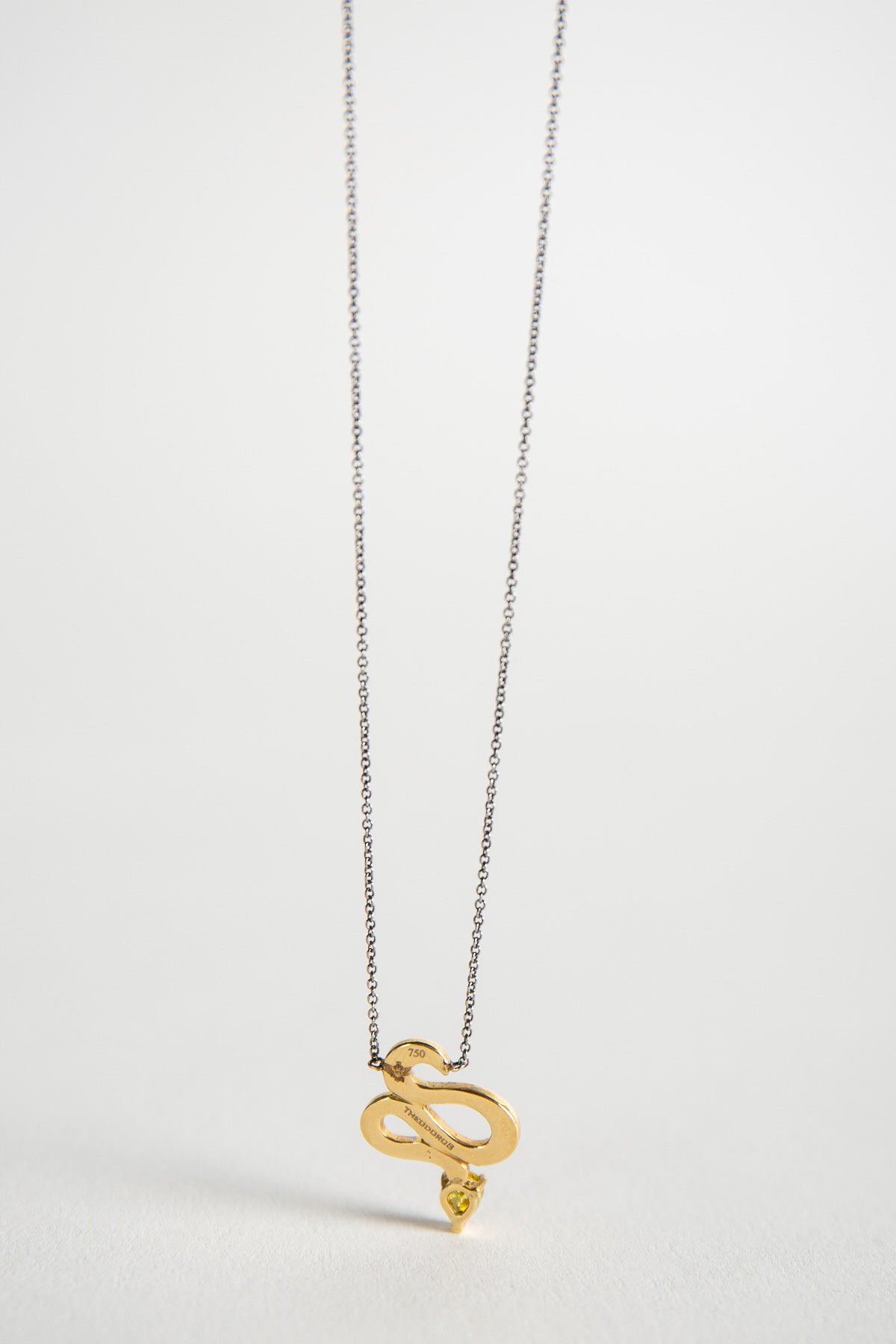 MAXFIELD PRIVATE COLLECTION | YELLOW DIAMOND SNAKE NECKLACE