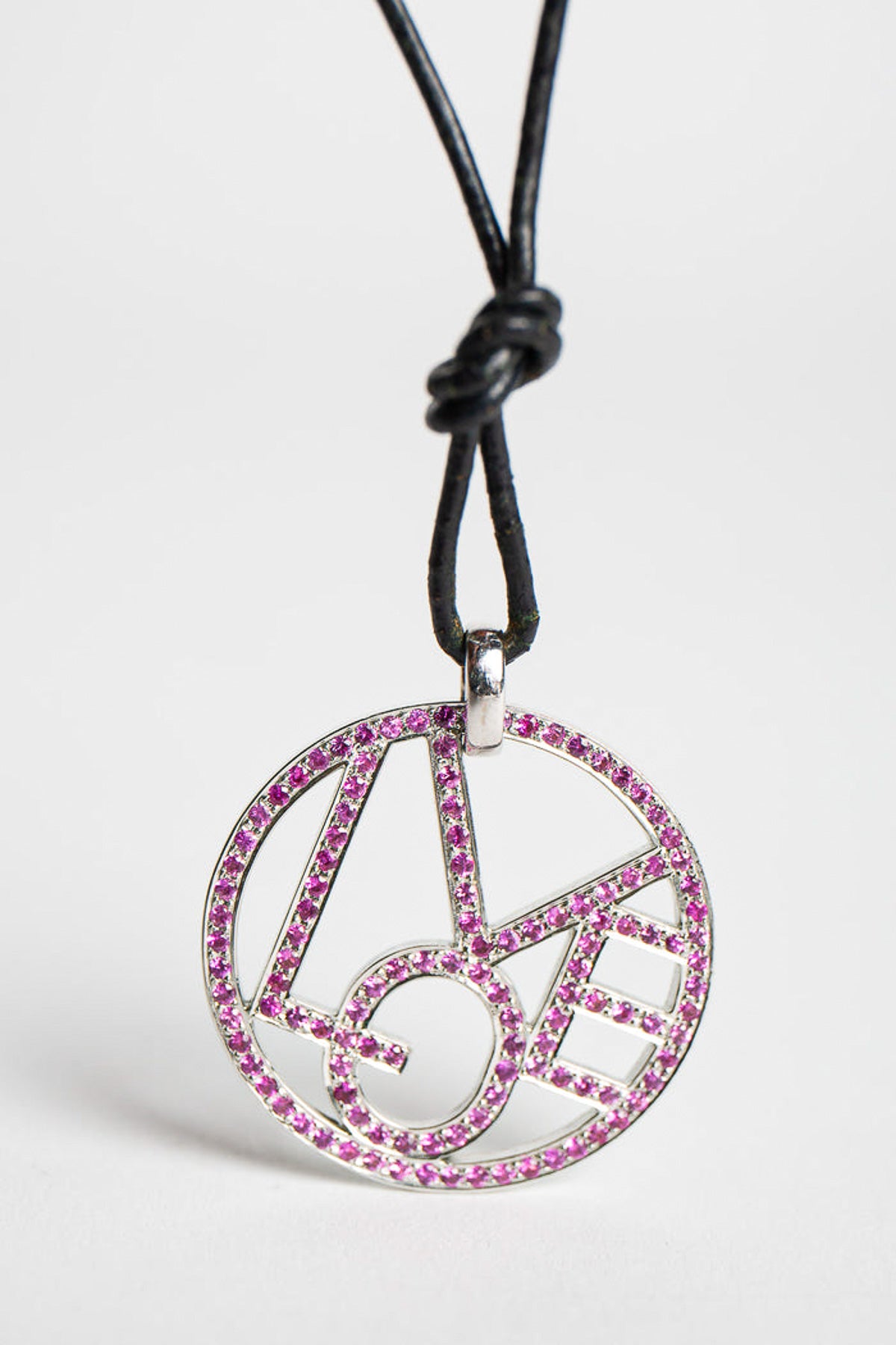 MAXFIELD PRIVATE COLLECTION | PINK SAPPHIRE LOVE NECKLACE