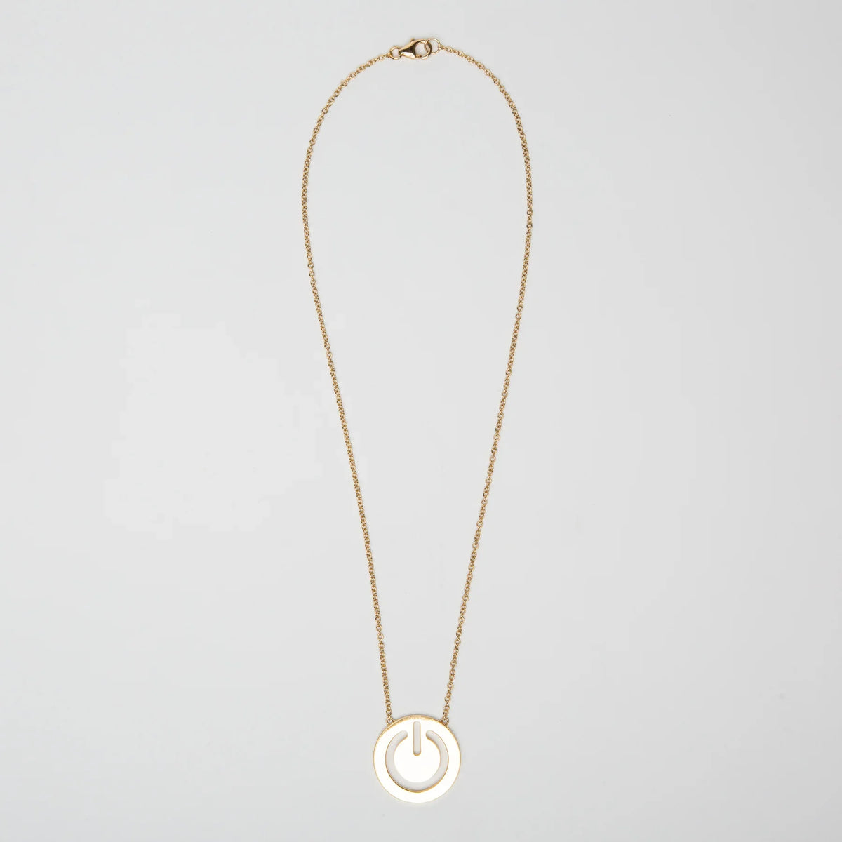 SARAH JANE WILDE | GOLD RESET SYMBOL NECKLACE