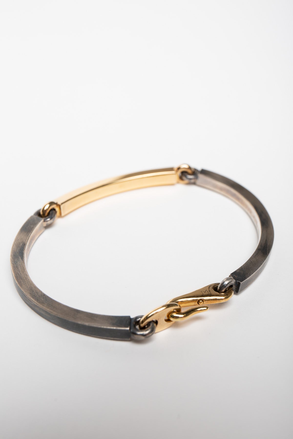 MAOR | YELLOW GOLD & SILVER PERIHELION BRACELET - MAXFIELD LA