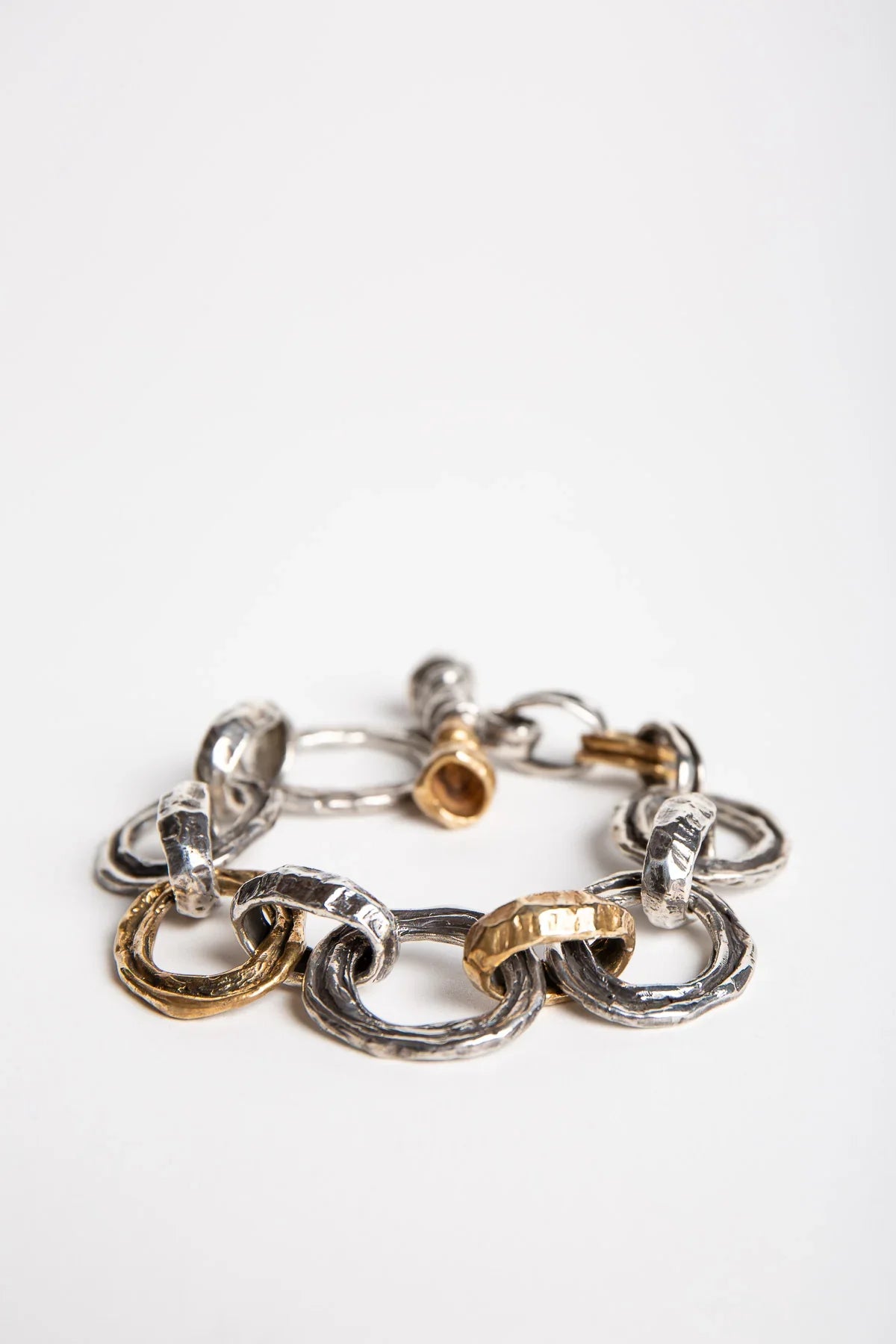 HUNROD | ENKI SILVER BRONZE BRACELET