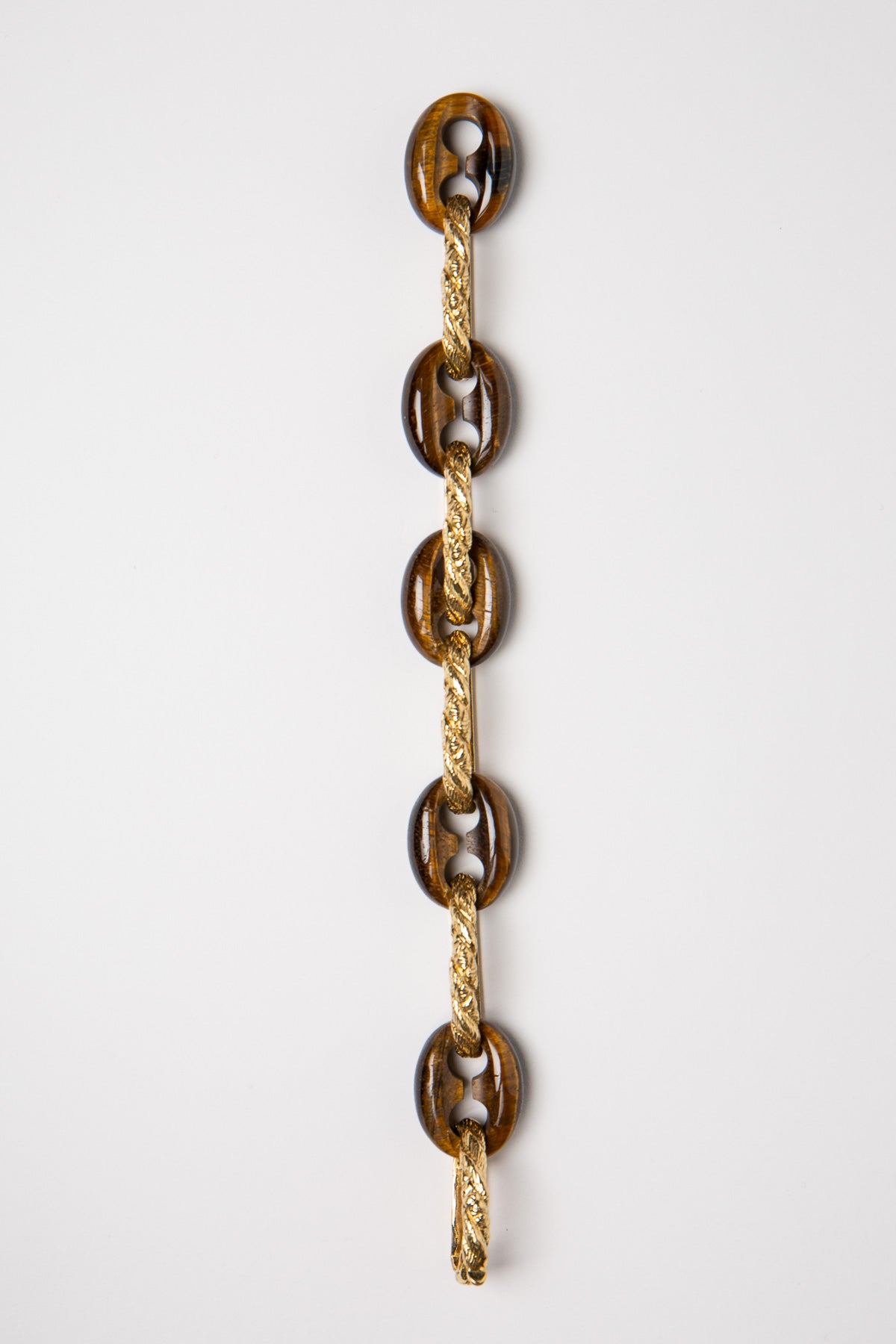 SARAH JANE WILDE | TIGERS EYE LINK BRACELET