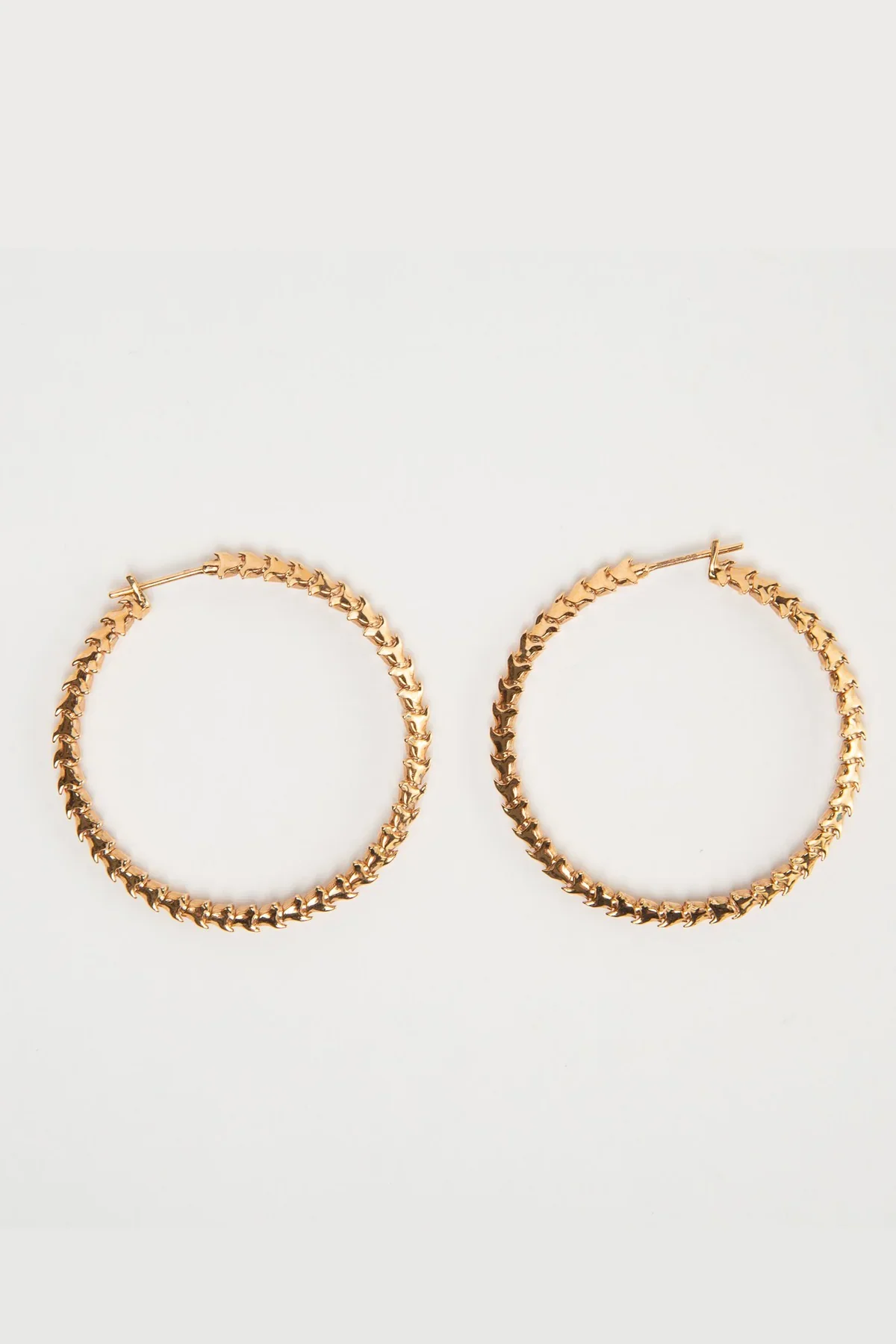 SHAUN LEANE | ROSE GOLD SPINE HOOPS