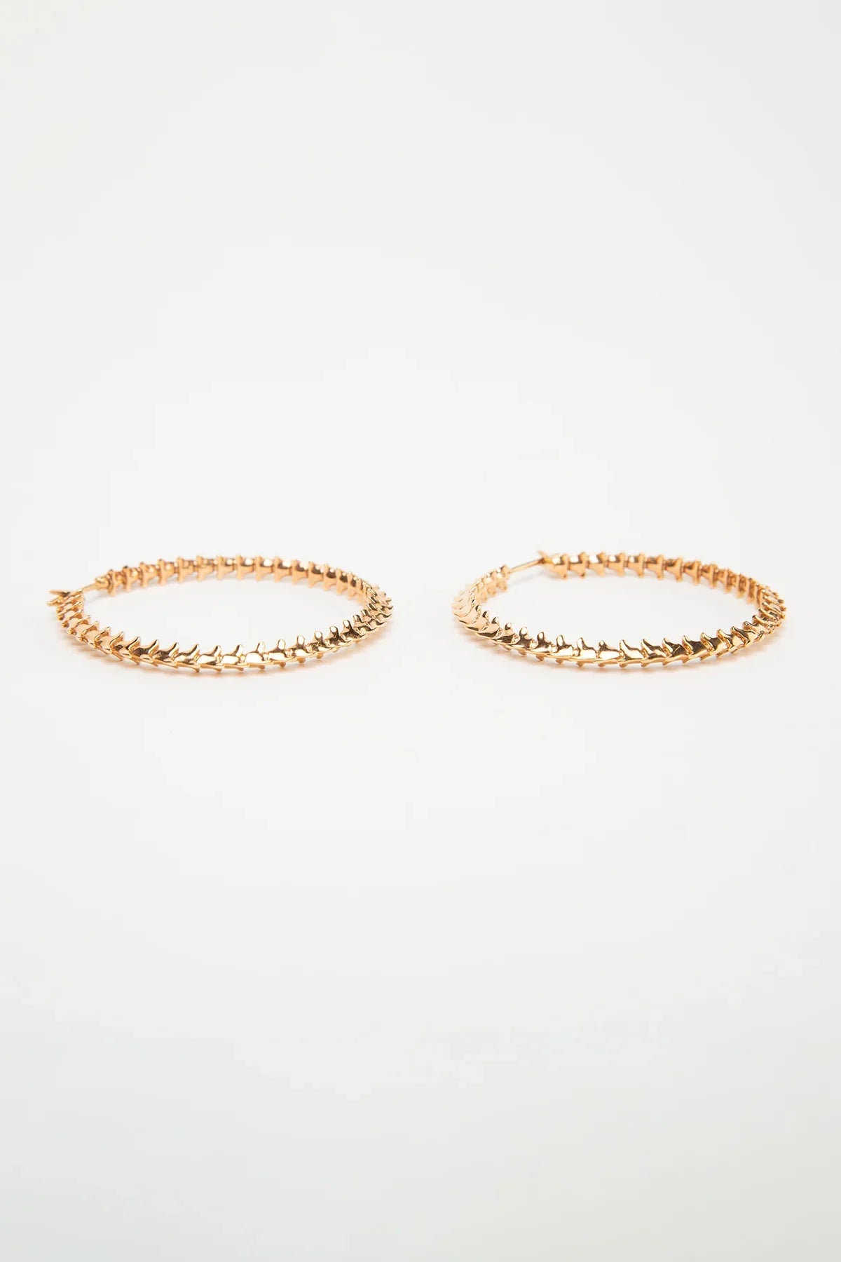 SHAUN LEANE | ROSE GOLD SPINE HOOPS