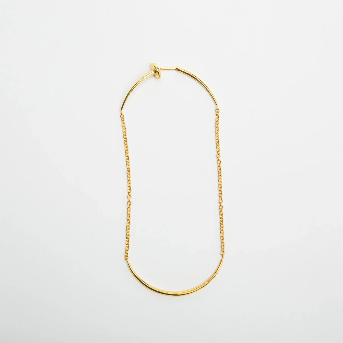 OTZAR | ROSE GOLD CHAIN THREAD EARRING