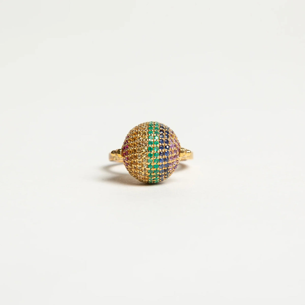 JADE JAGGER | RAINBOW DISCO BALL RING