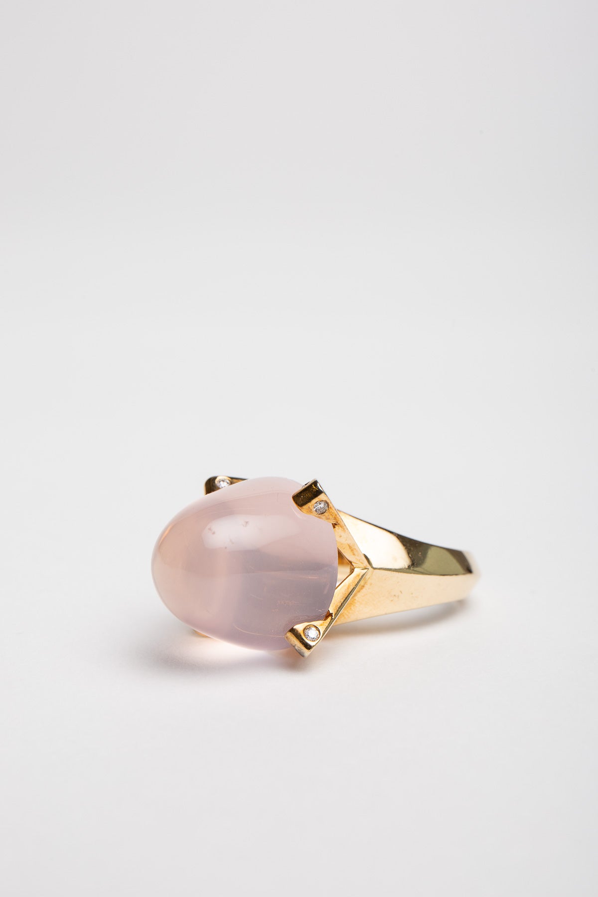 SARAH JANE WILDE | ROSE QUARTZ RING