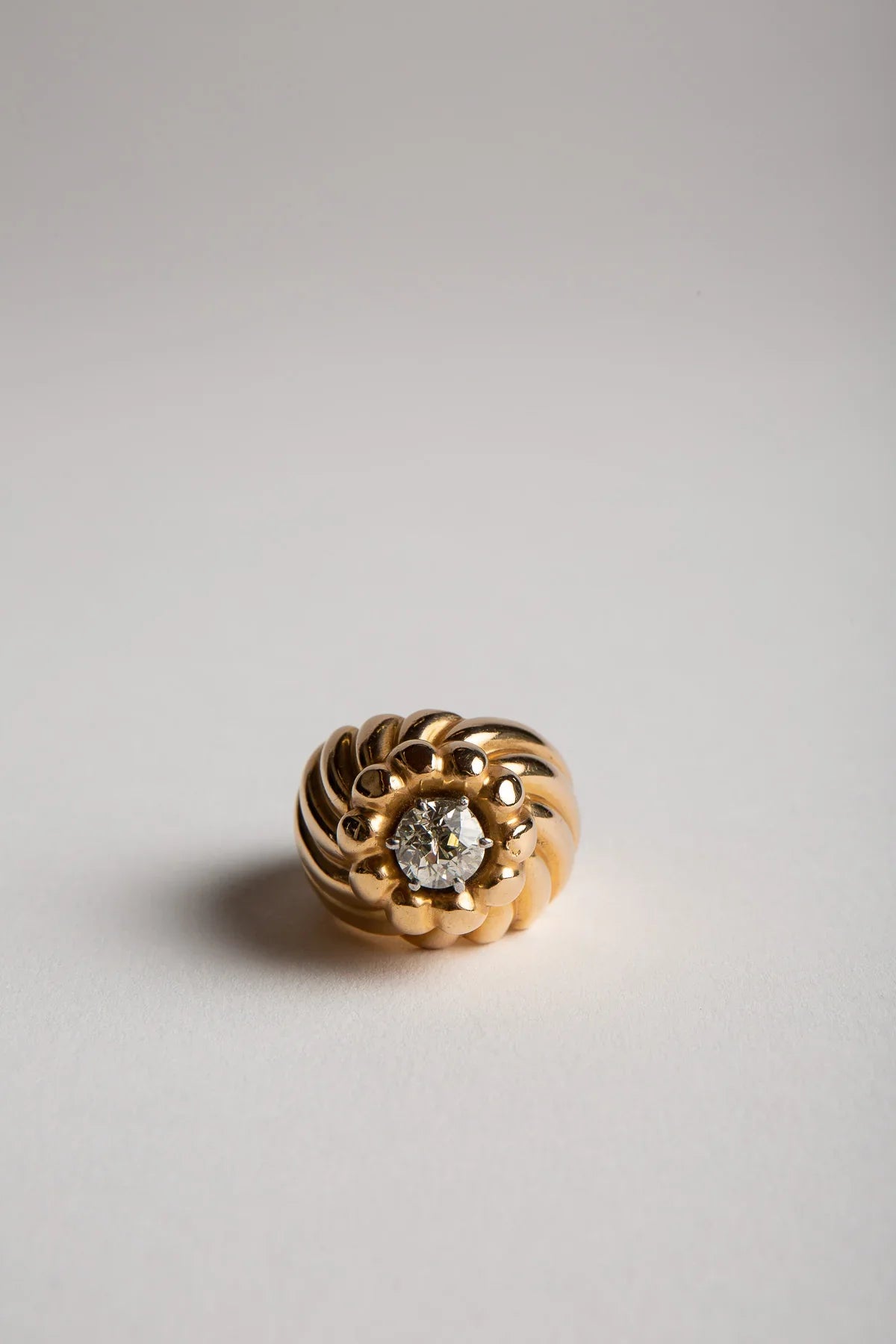 MAXFIELD PRIVATE COLLECTION | 1950'S FRENCH DIAMOND DOME RING
