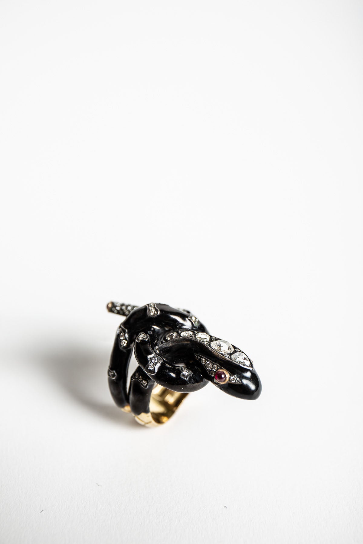 MAXFIELD PRIVATE COLLECTION | DIAMOND SNAKE RING - MAXFIELD LA