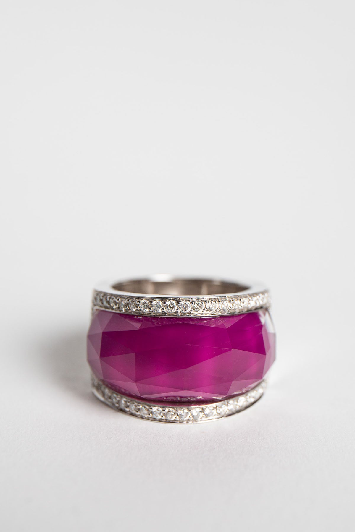 STEPHEN WEBSTER | AGATE DIAMOND HAZE RING