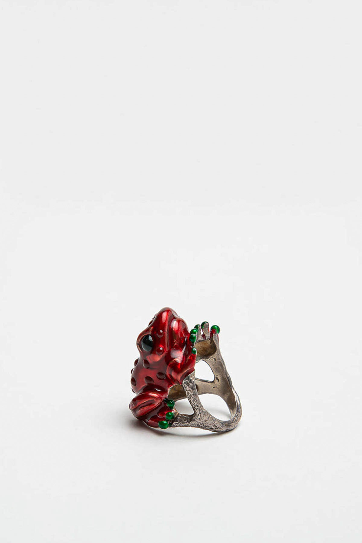 DELFINA DELETTREZ | ENAMEL FROG RING