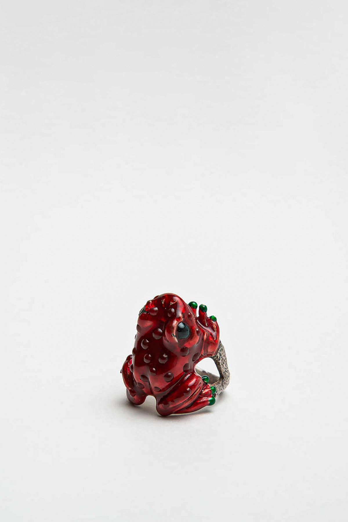 DELFINA DELETTREZ | ENAMEL FROG RING