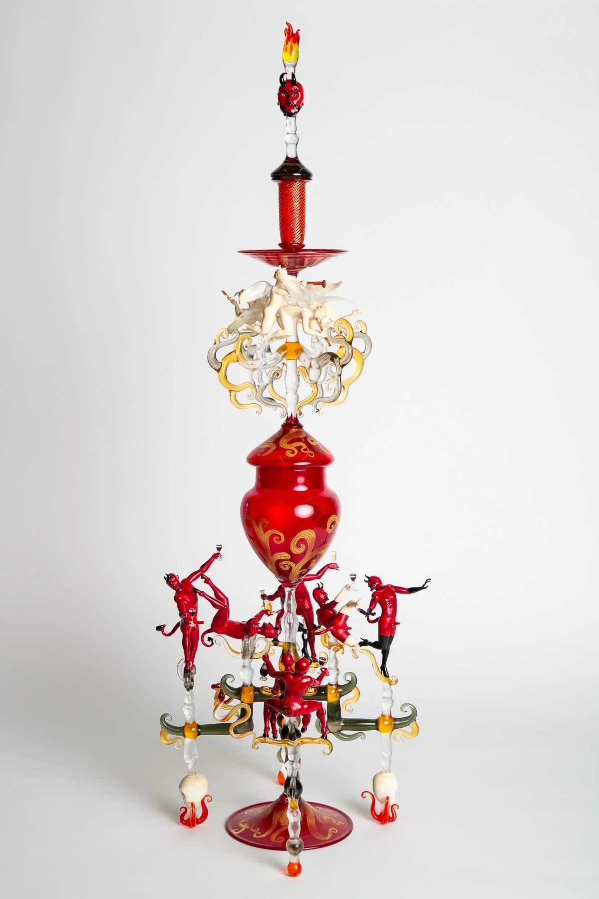 MAXFIELD PRIVATE COLLECTION | LARGE BUBACCO DEVIL CANDLESTICK
