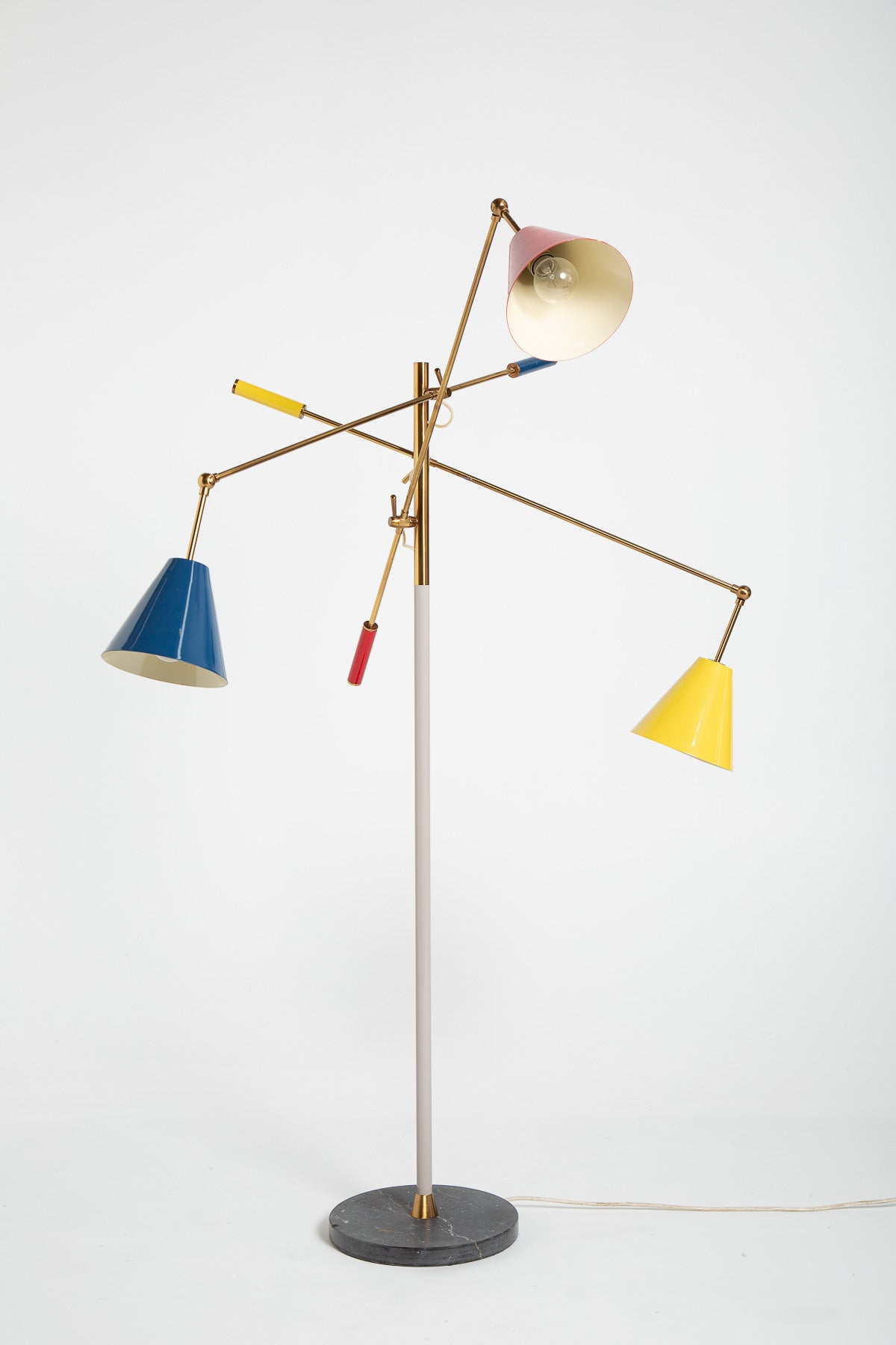 MAXFIELD PRIVATE COLLECTION | VINTAGE 3-ARM FLOOR LAMP - MAXFIELD LA