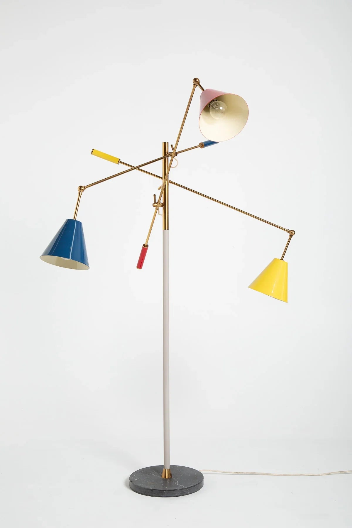 MAXFIELD PRIVATE COLLECTION | VINTAGE 3-ARM FLOOR LAMP