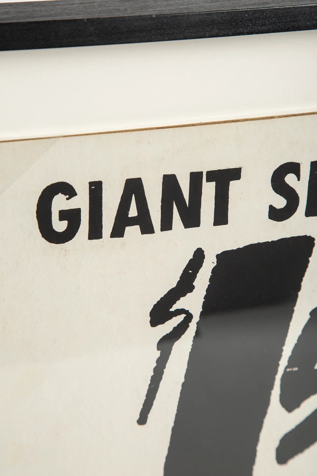 ANDY WARHOL | 1963 ANDY WARHOL "GIANT SIZE" PRINT, FRAMED