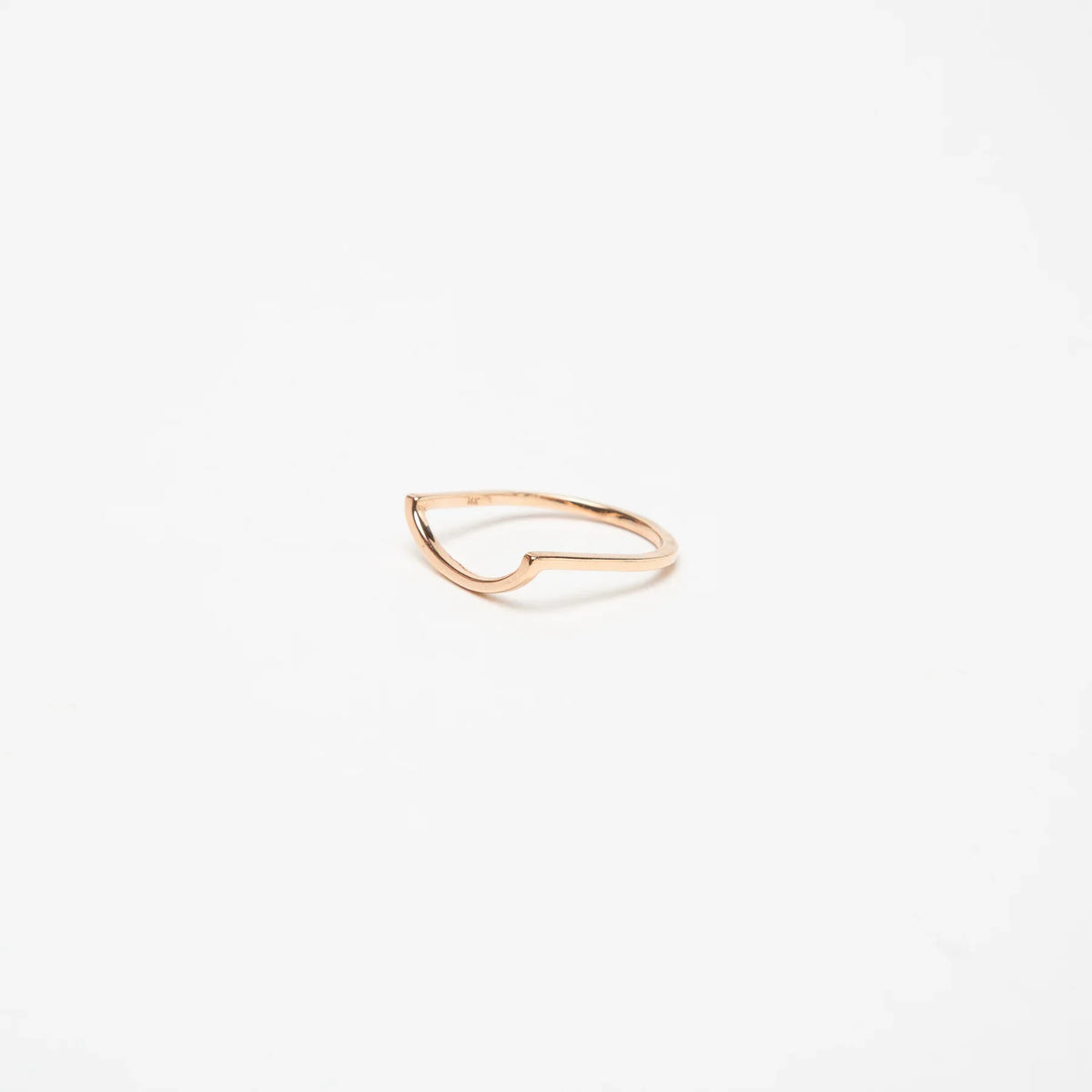 KWIT | 14K GOLD LETTER C RING